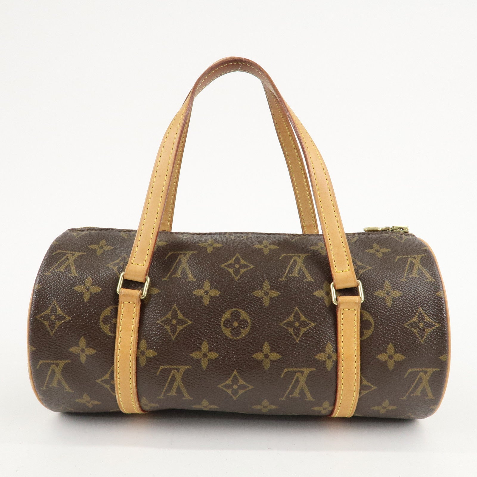 Louis Vuitton Monogram Papillon 26 Hand Bag Brown M51386