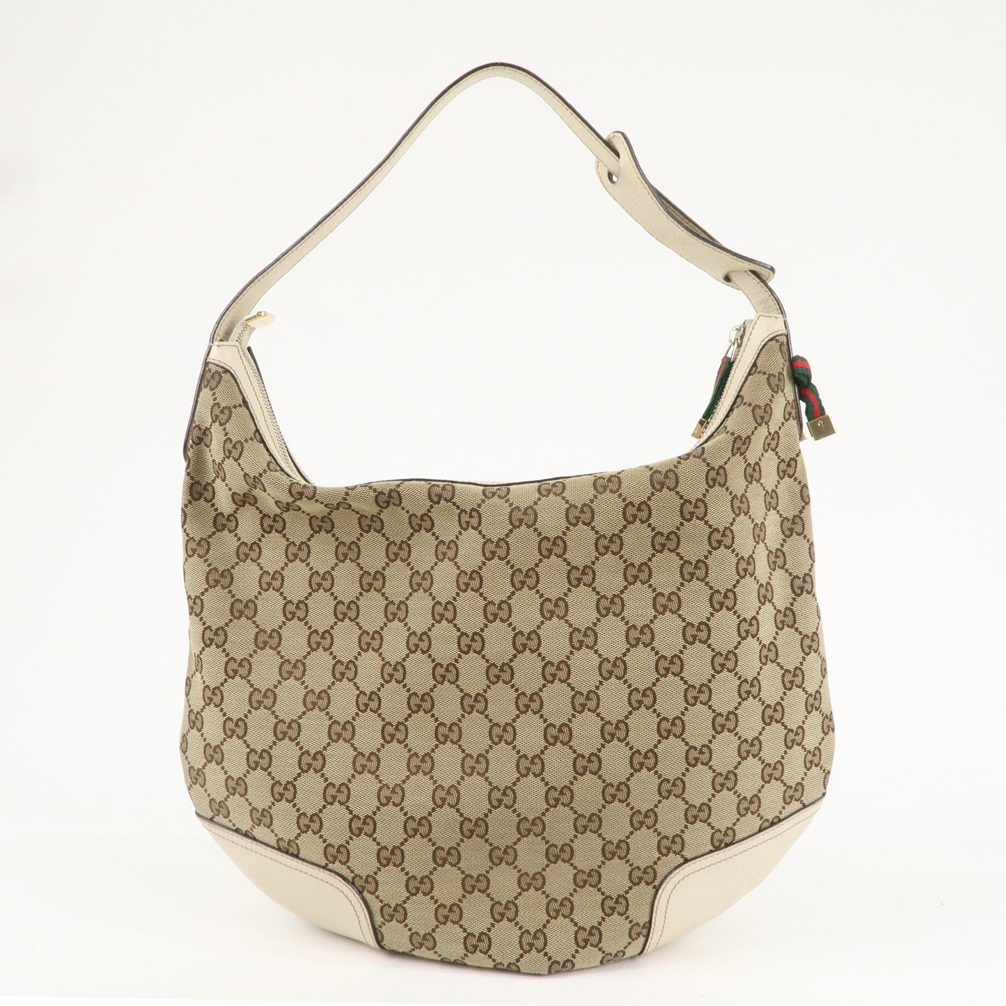 GUCCI Sherry Princy GG Canvas Leather One Shoulder Bag 162882