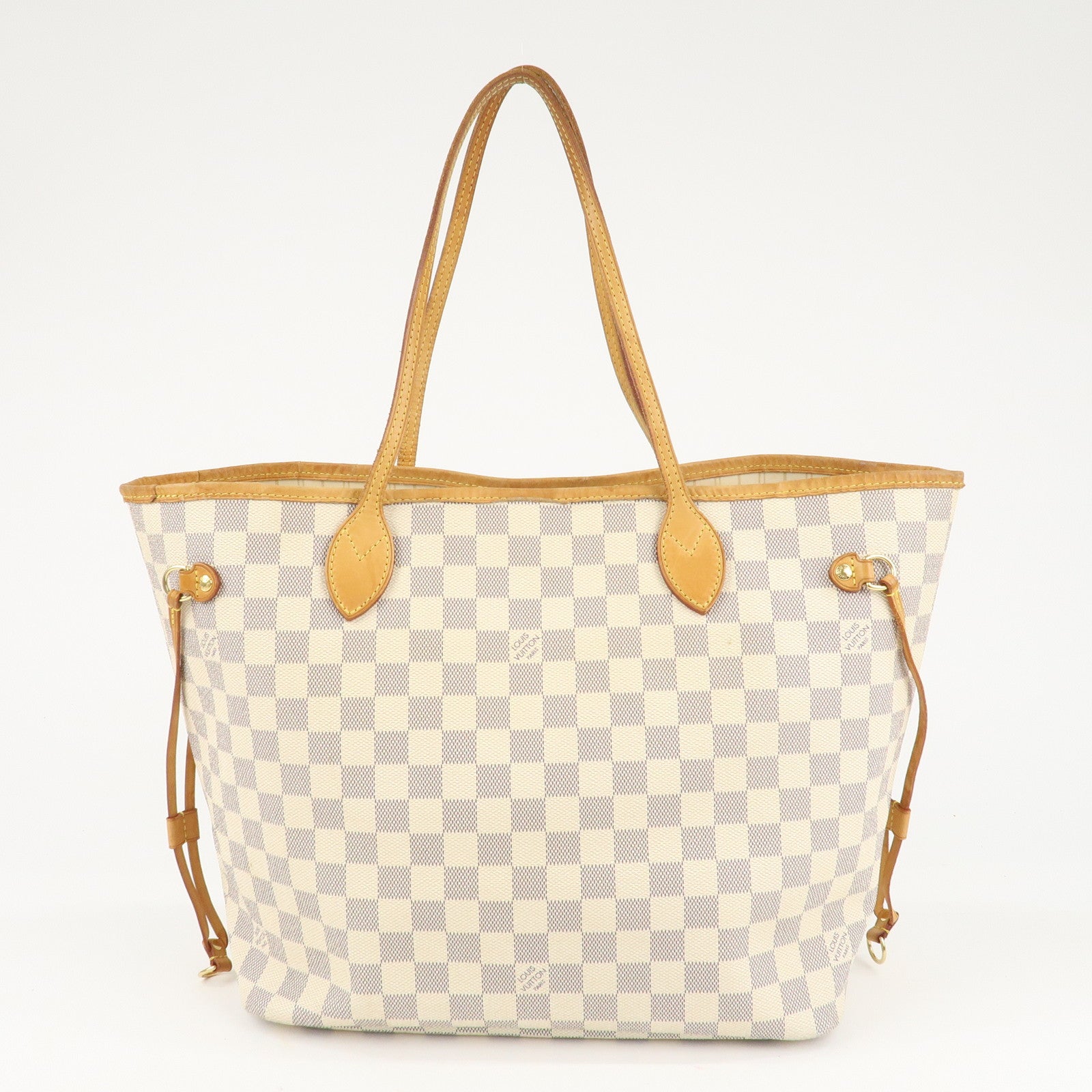 Louis Vuitton Damier Azur Neverfull MM Tote Bag N51107