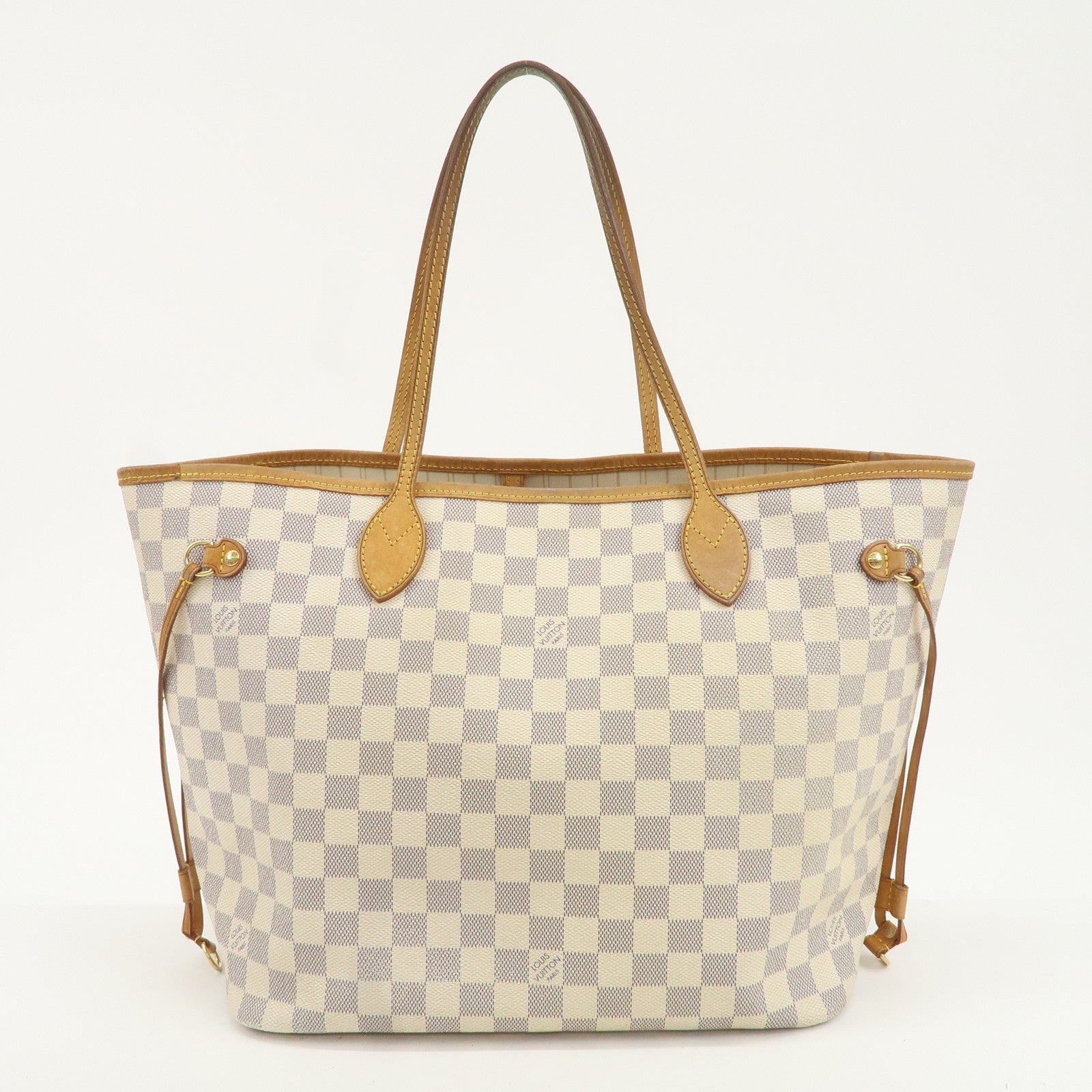 Louis Vuitton Damier Azur Neverfull MM Tote Bag N51107