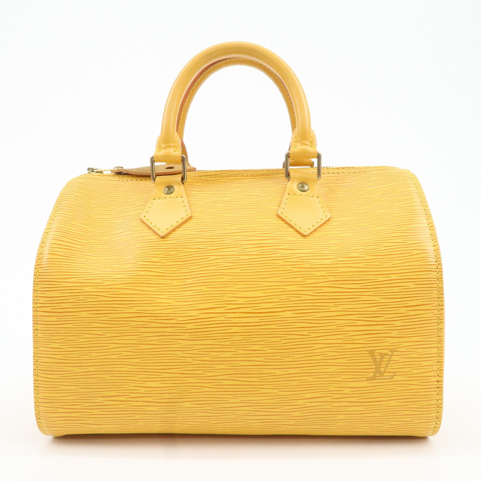 Louis Vuitton Epi Speedy 25 Boston Bag Hand Bag Yellow M43019