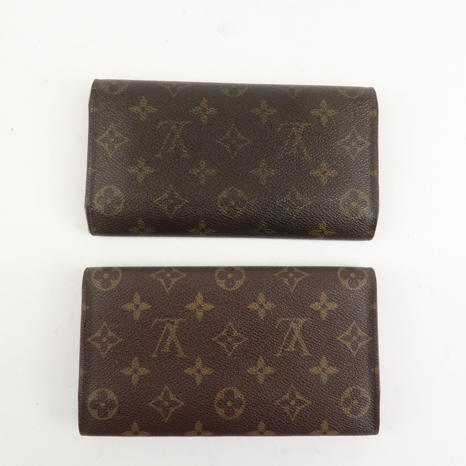 Louis Vuitton Monogram Set of 2 Porte Tresor International M61215 Used