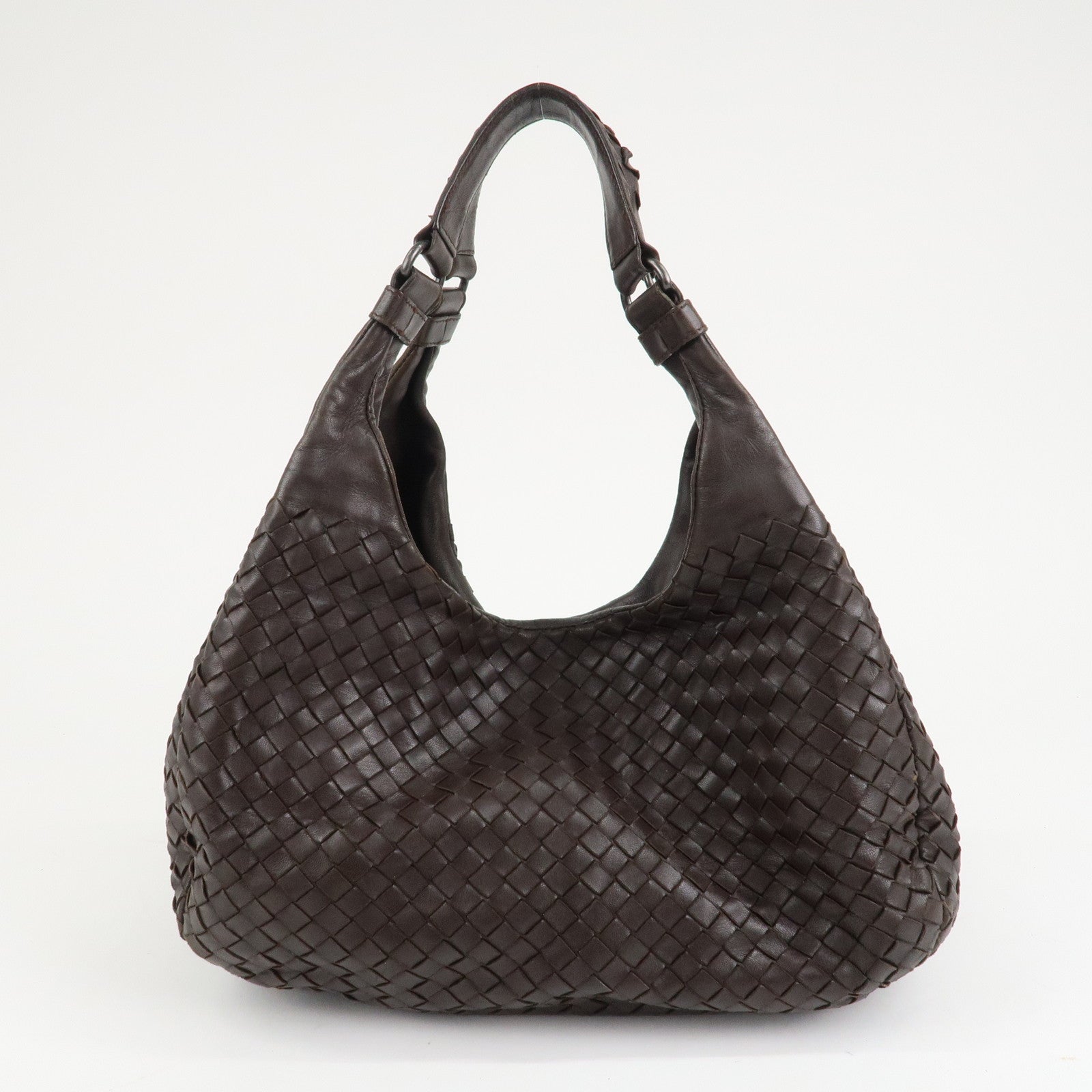 BOTTEGA VENETA Intrecciato Campana Medium Shoulder Bag 125787 Used