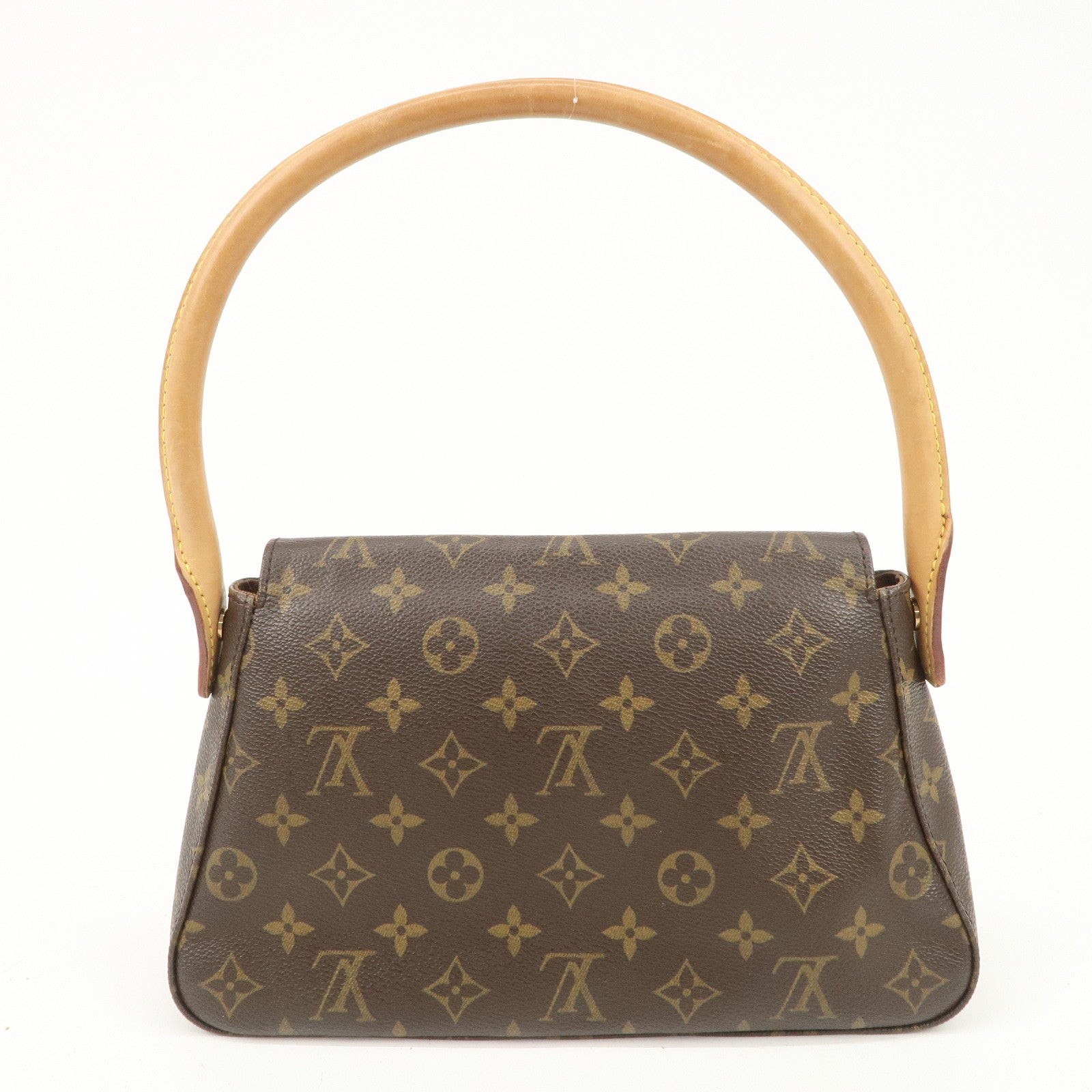 Louis Vuitton Monogram Mini Looping Shoulder Bag Hand Bag M51147 Used