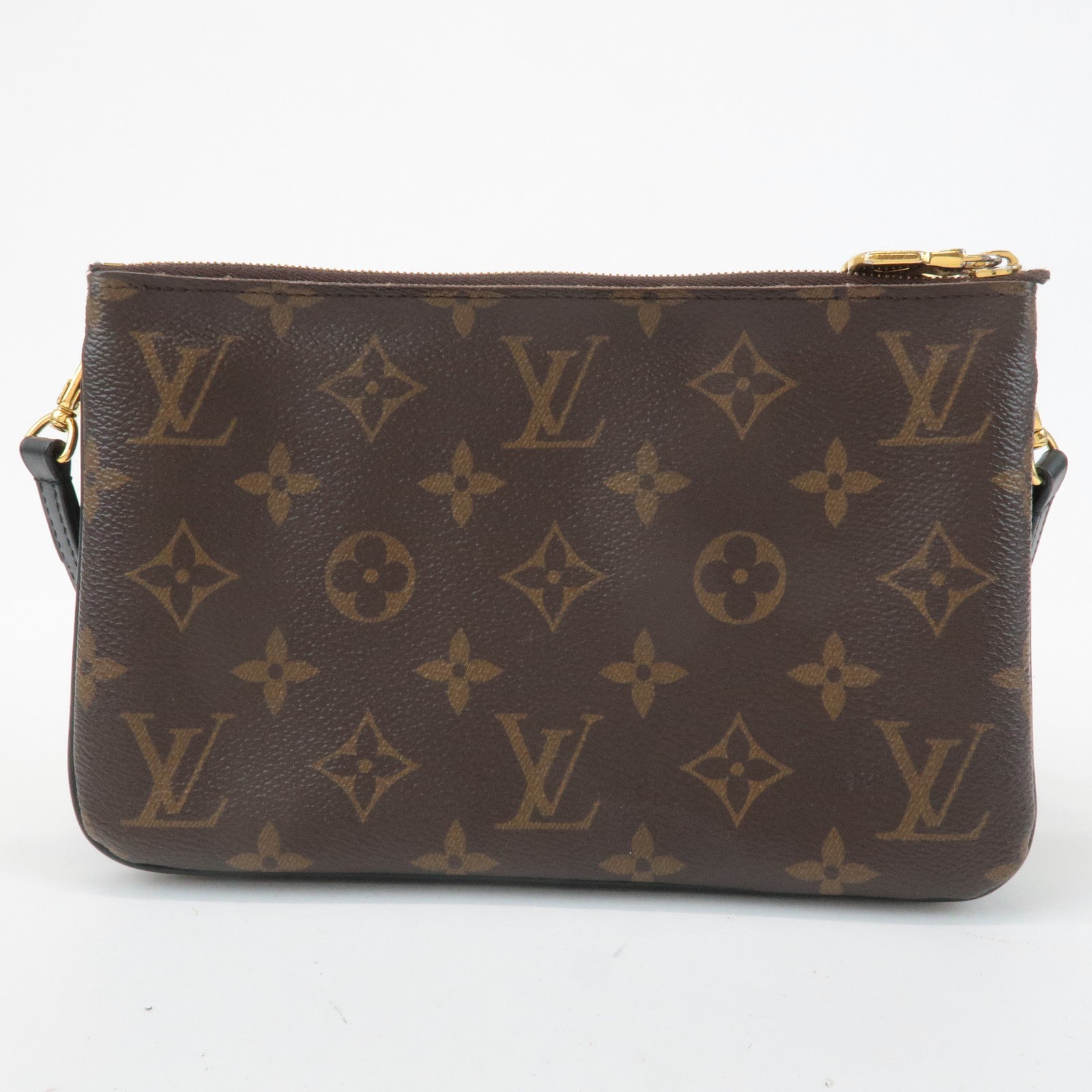 Louis Vuitton Monogram Reverse Pochette Double Zip Bag M69203 Used