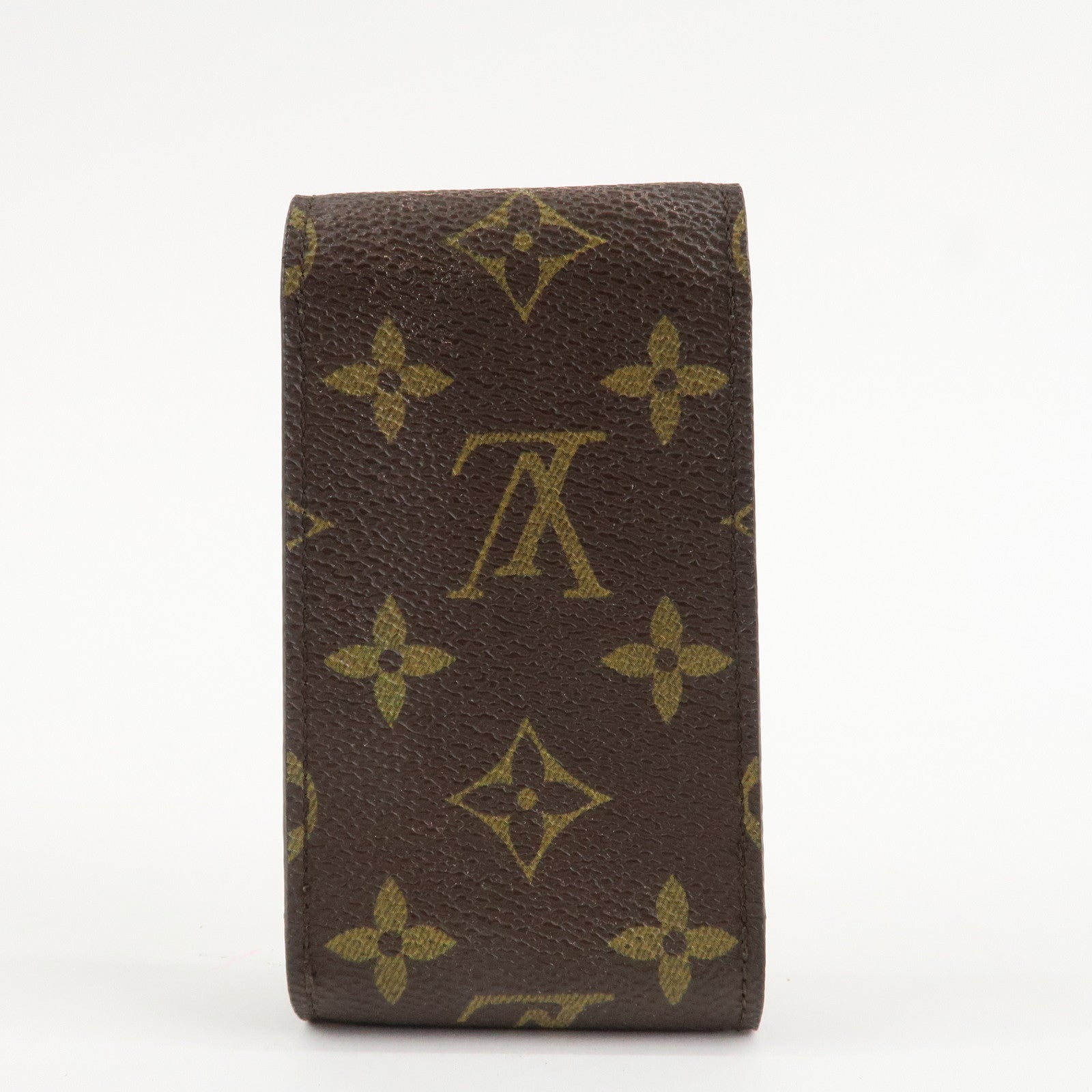 Louis Vuitton Monogram Etui Cigarette Case M63024 Brown Used