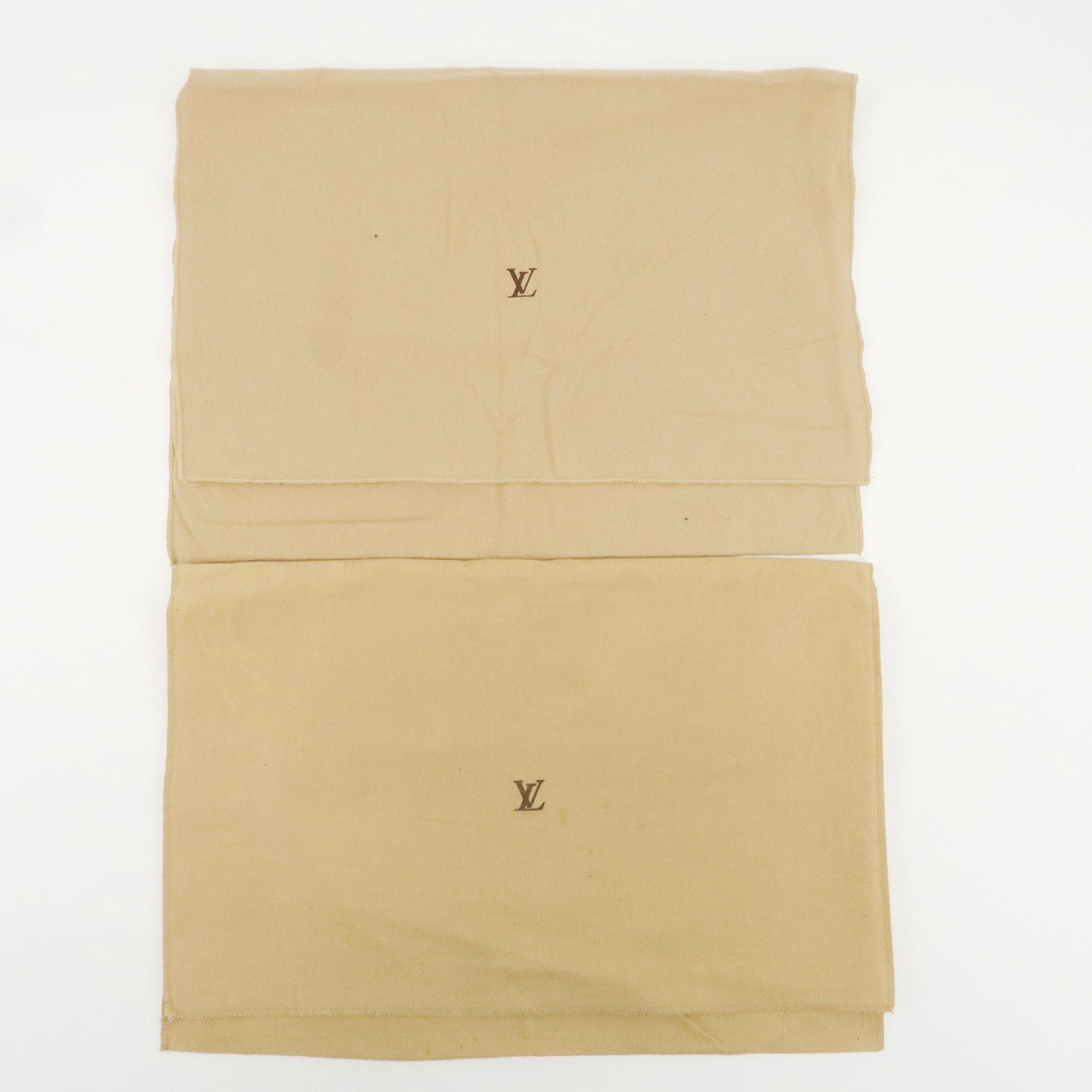 Louis Vuitton Set of 10 Dust bag Flap Type Beige