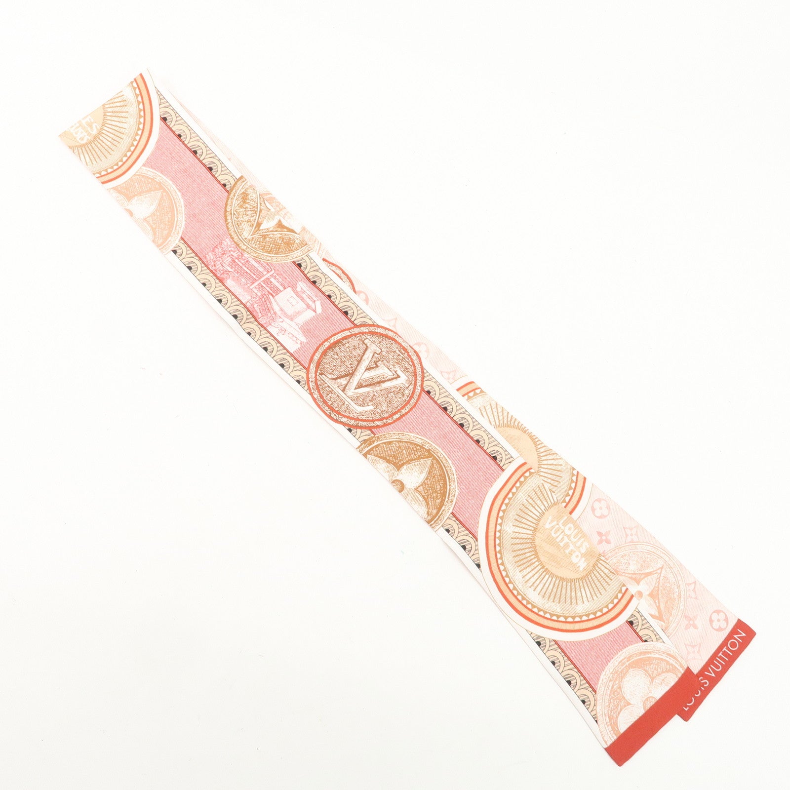 Louis Vuitton Bandeau Malle Merveilleuse Scarf Rose M77184 Used