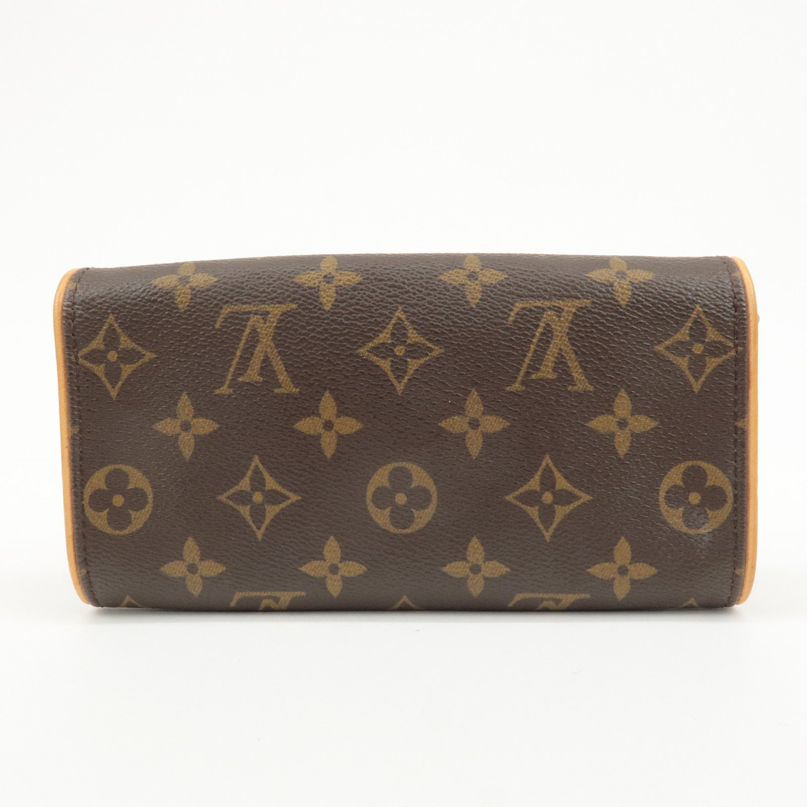 Louis Vuitton Monogram Pochette Twin PM 2Way Bag Brown M51854 Used