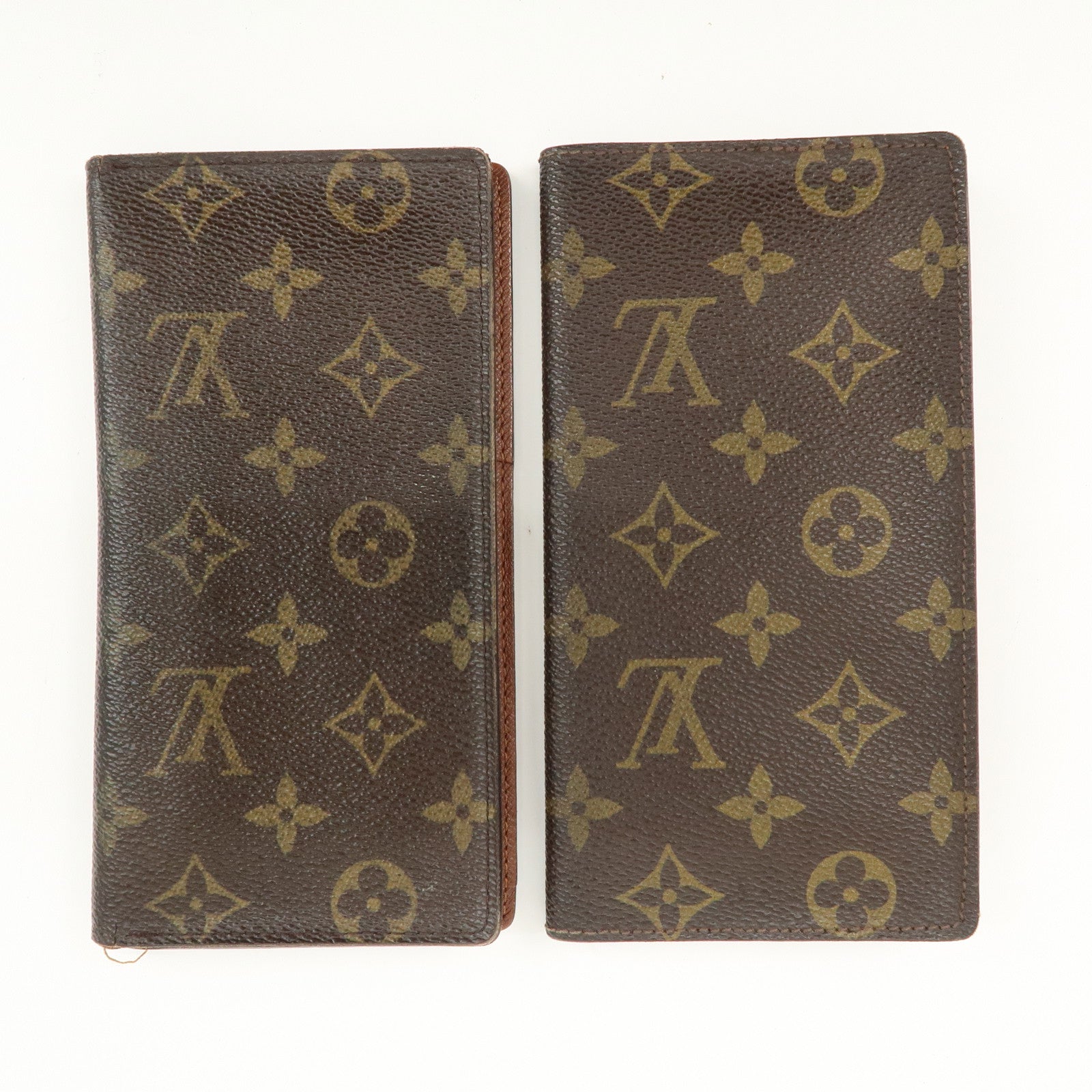 Louis Vuitton Monogram Set of 2 Porte Wallet M60825 M61823