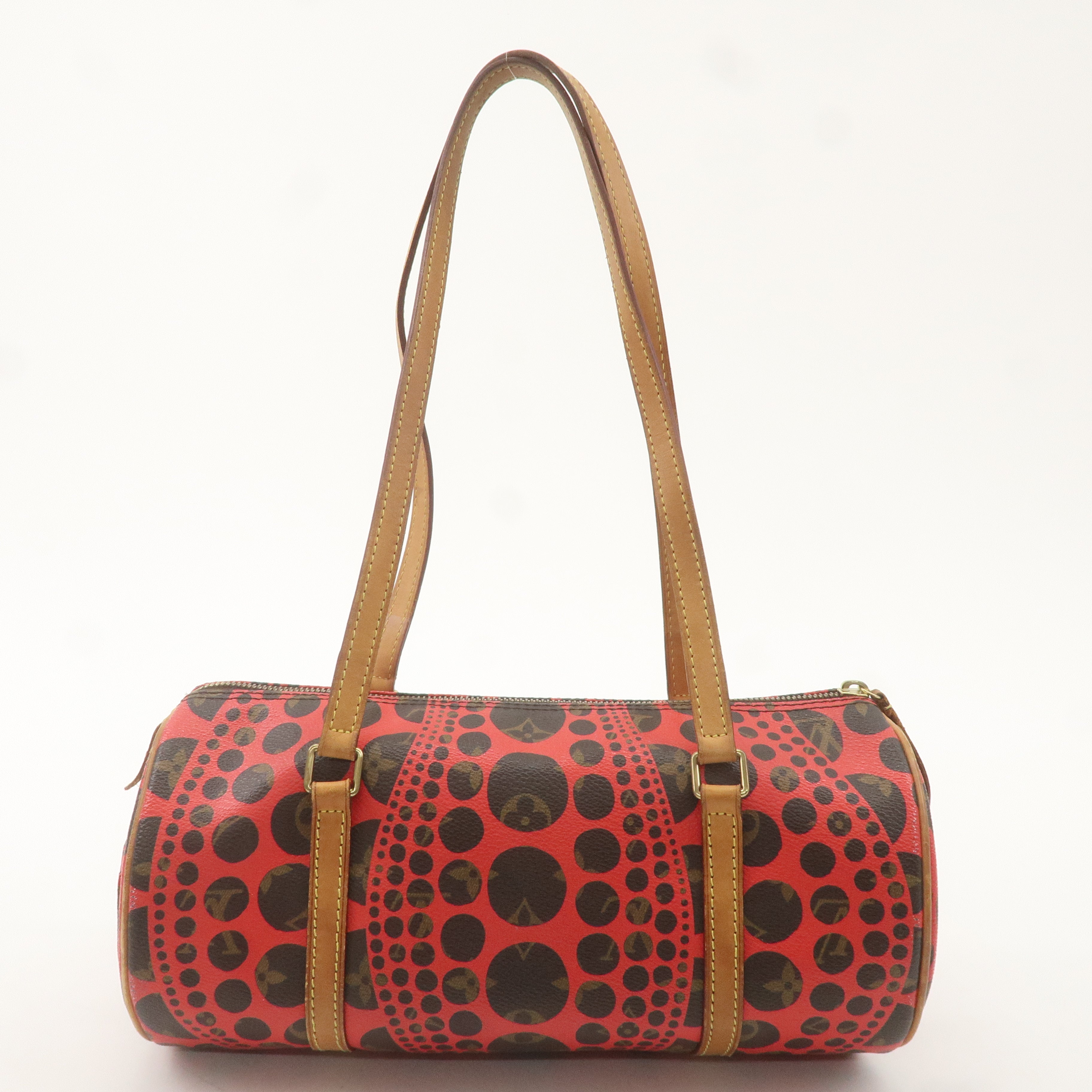 Louis Vuitton Pumpkin Dots Yayoi Kusama Papillon 30 Bag M40689