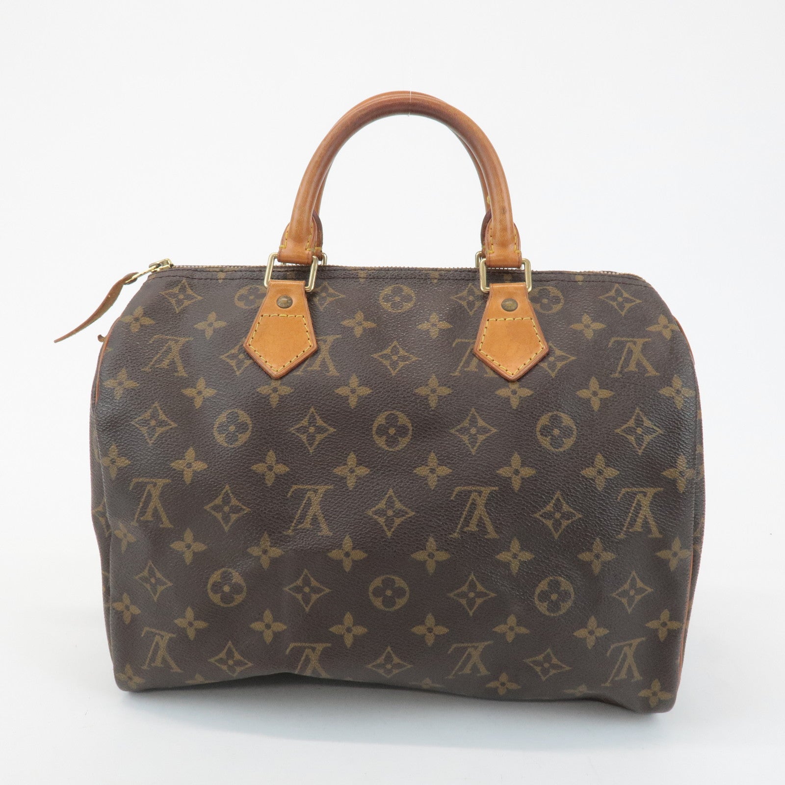 Louis Vuitton Monogram Speedy 30 Hand Bag Boston Bag M41526 Used