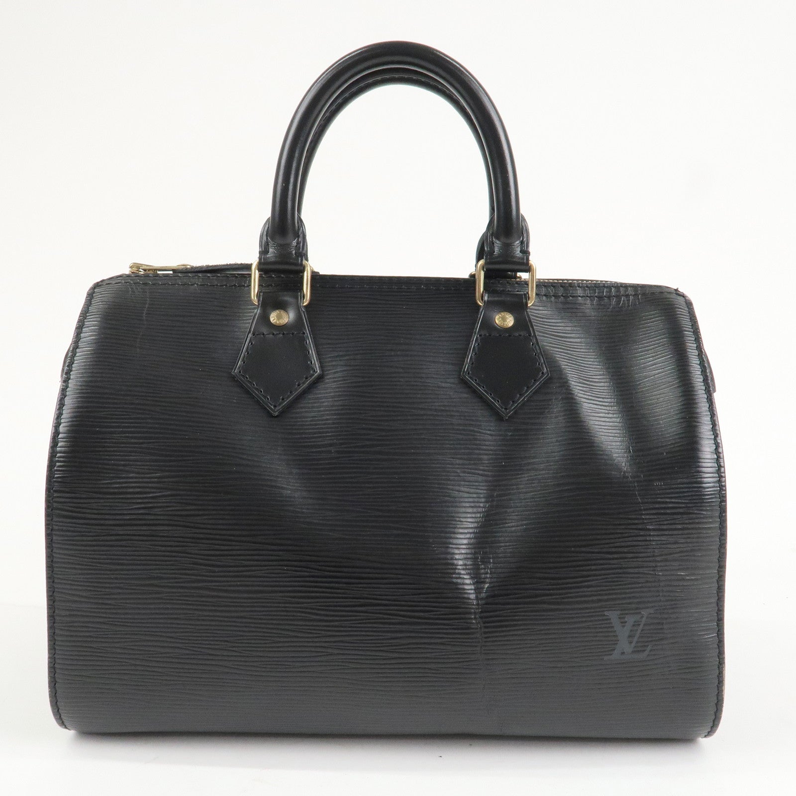 Louis Vuitton Epi Speedy 25 Boston Bag Hand Bag Noir M43012 Used