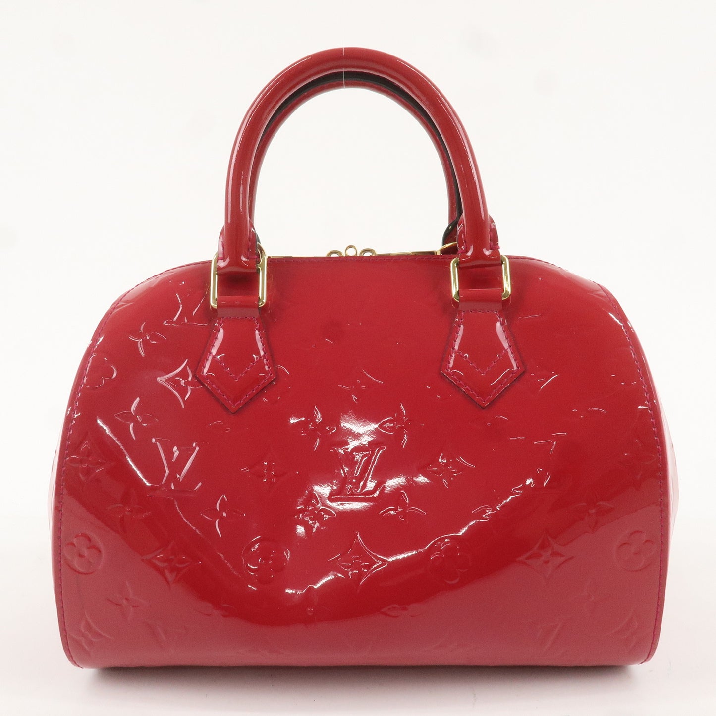 Louis Vuitton Monogram Vernis Montana Hand Bag Rose Indien M90084