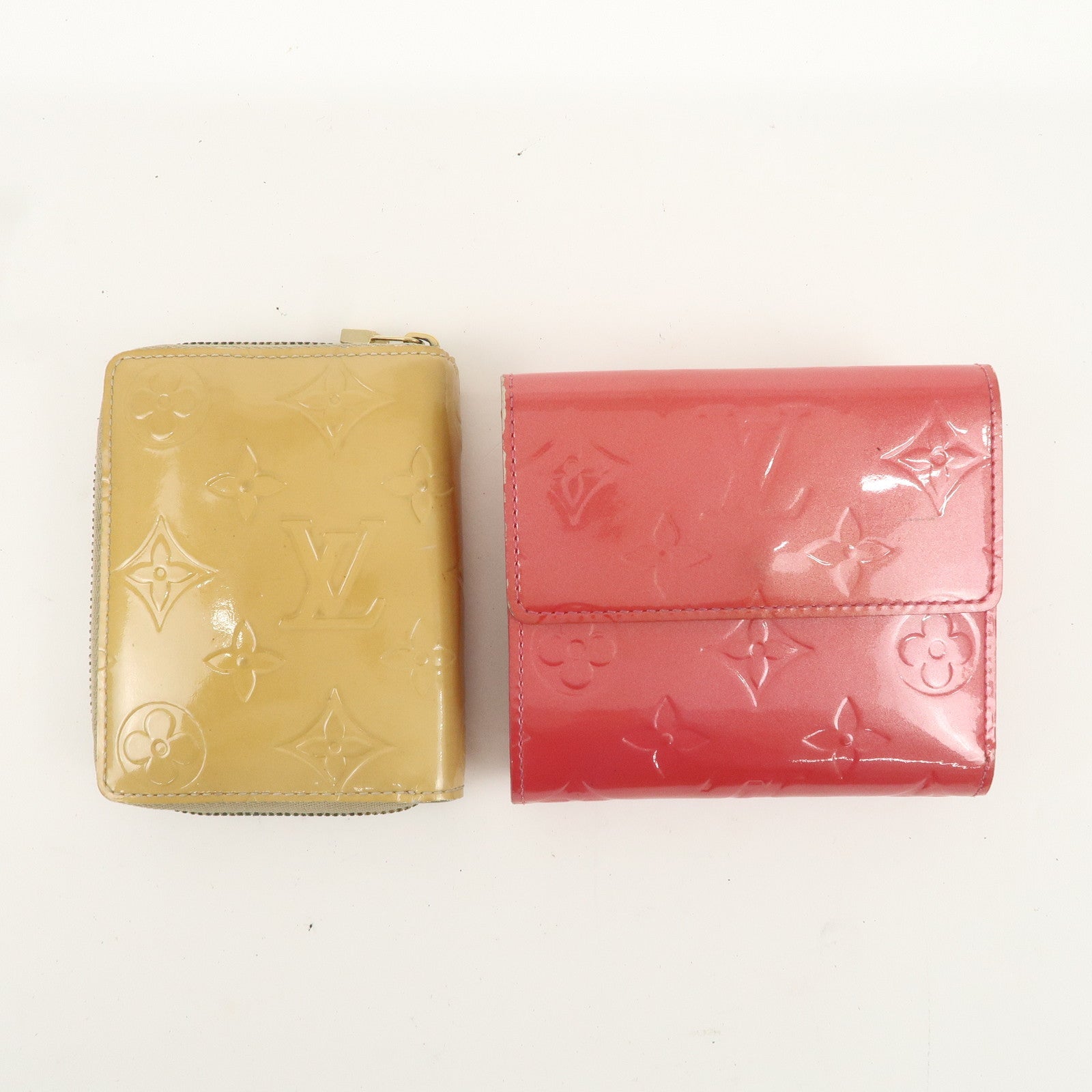 Louis Vuitton Vernis Set of 2 Porte Monnaie Wallet M9139F M91015