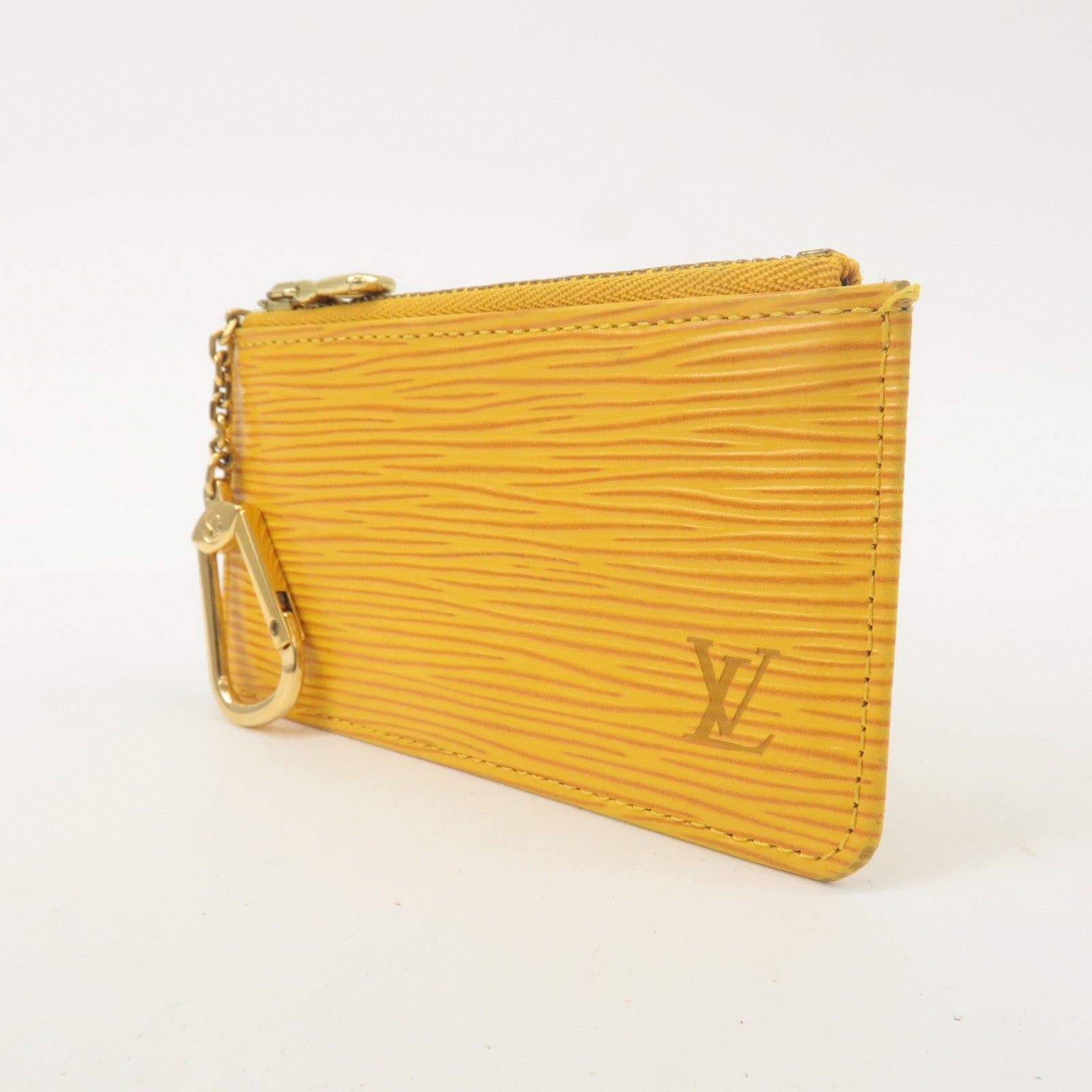 Louis Vuitton Epi Pochette Cles Coin Case Tassili Yellow M63809