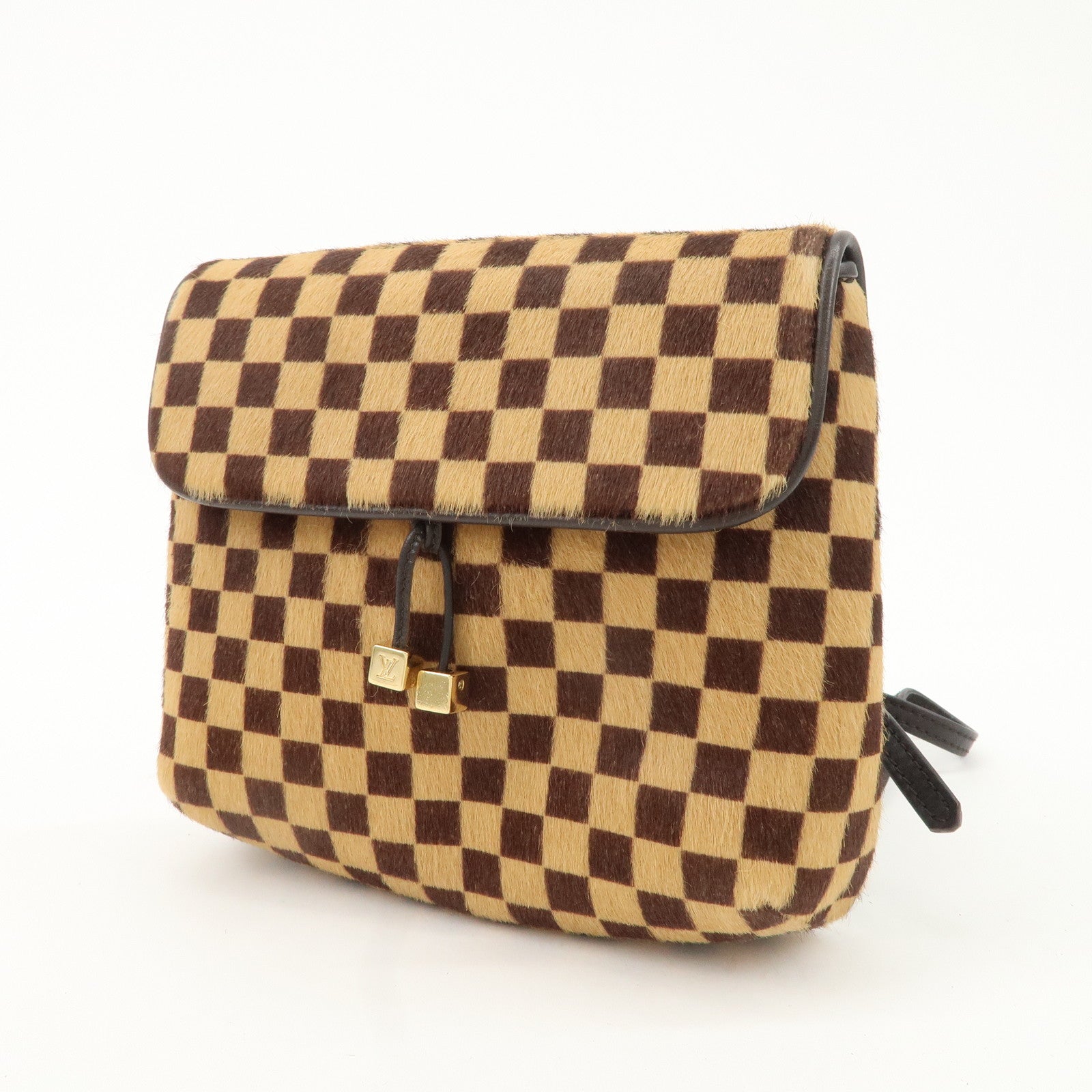 Louis Vuitton Damier Sauvage Gazelle Beige Shoulder Bag M92130