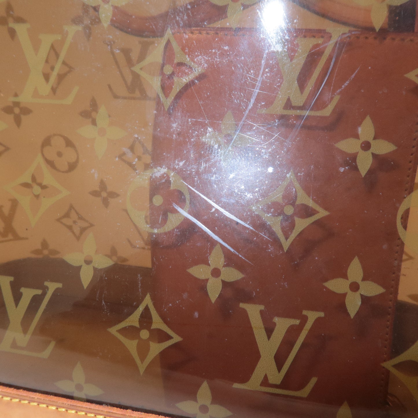 Louis Vuitton Monogram Vinyl Cabas Ambre PM Tote Bag M92502