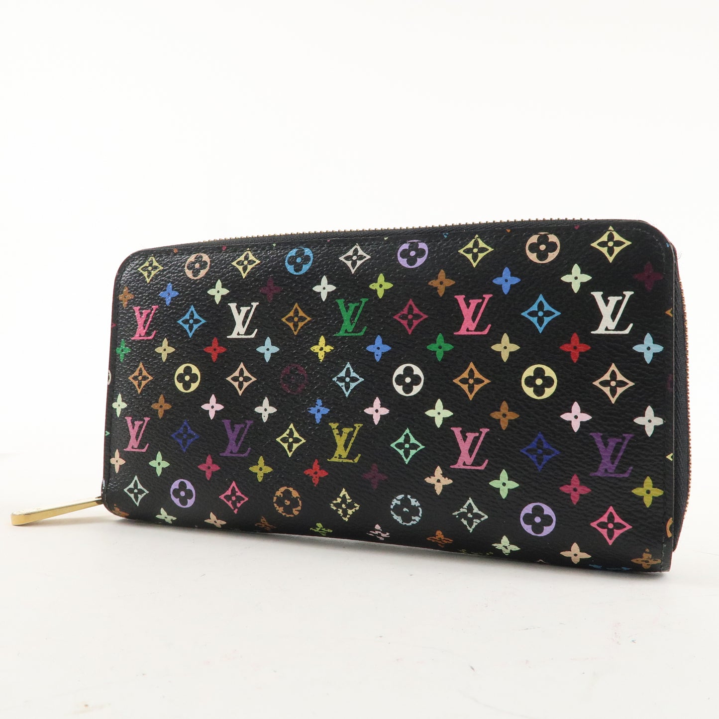 Louis Vuitton Monogram Multi Color Zippy Wallet Noir M60244