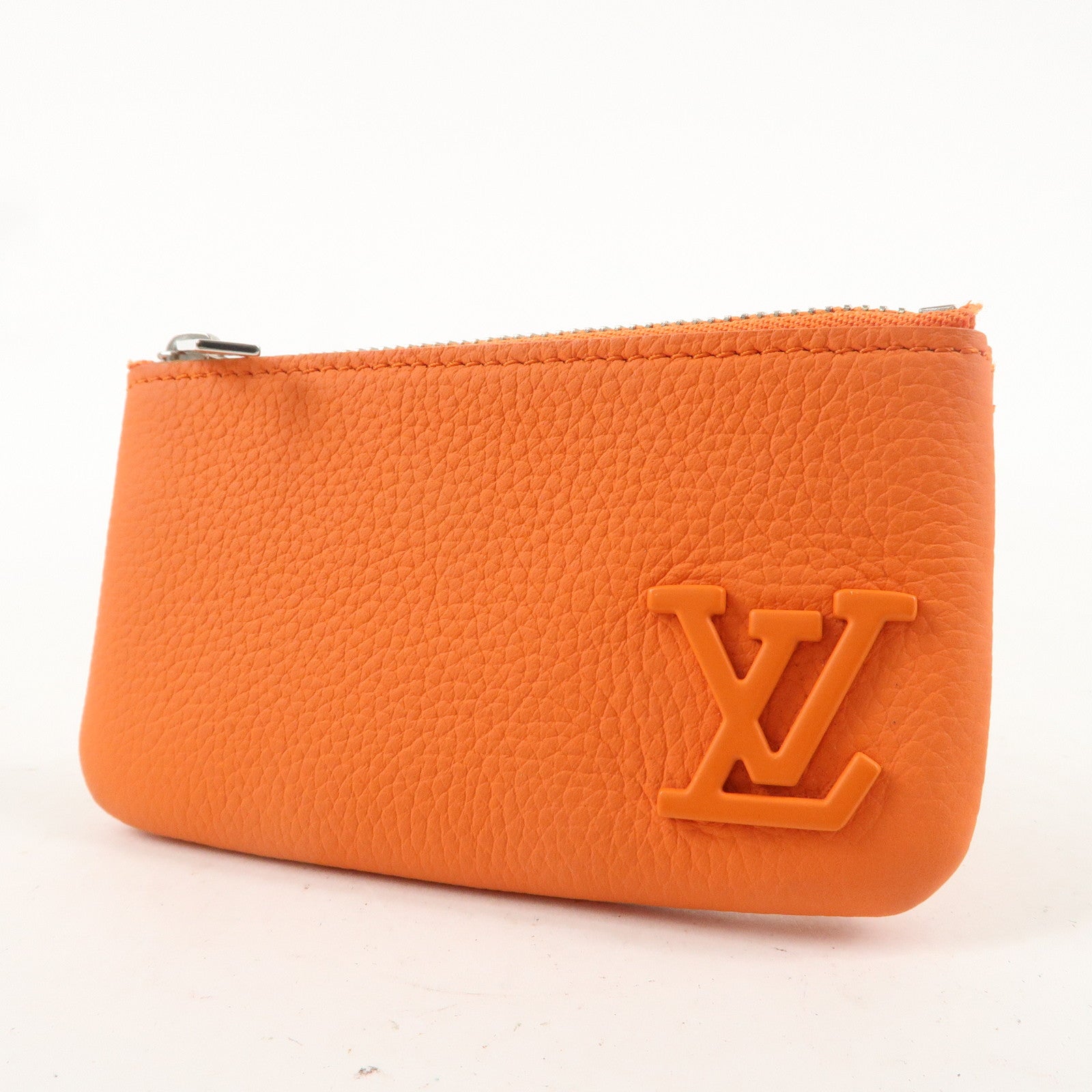 Louis Vuitton Aerogram Pochette Cles Coin Case Orange M81032