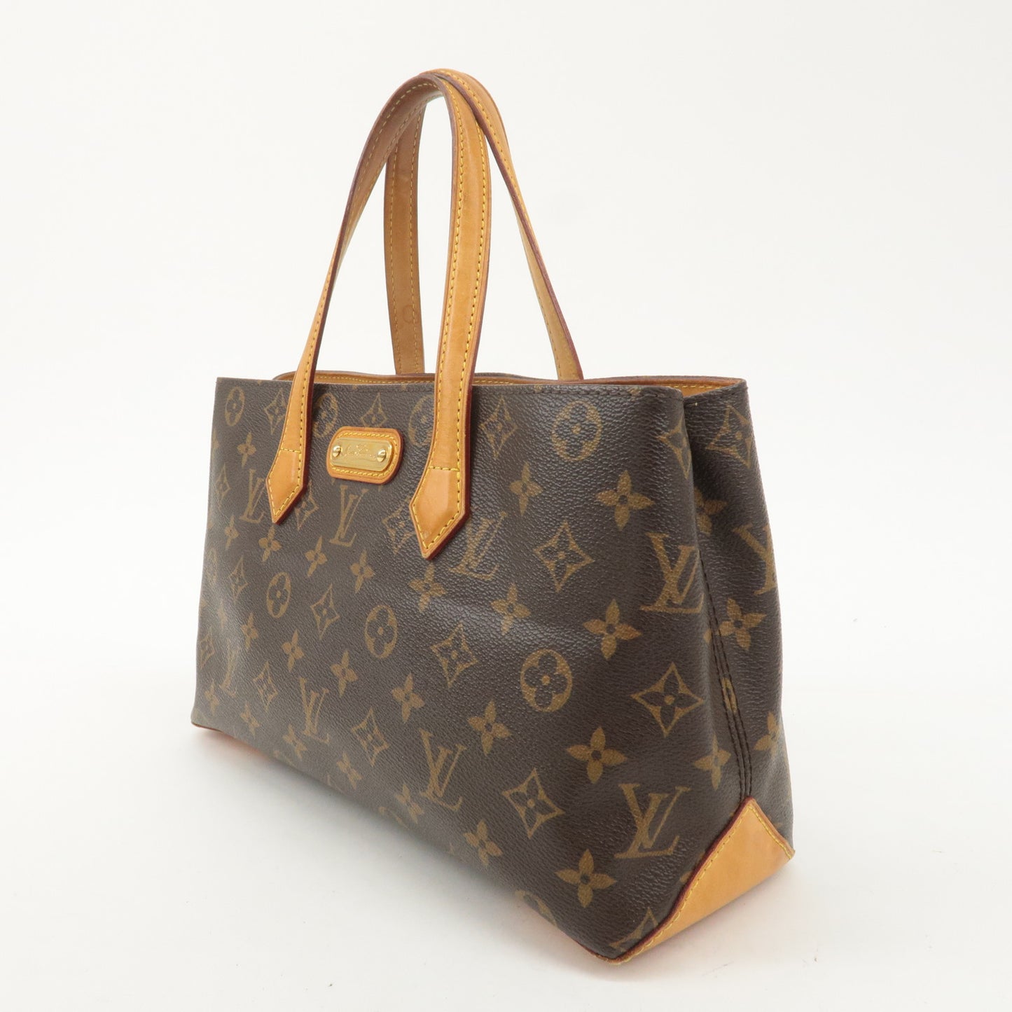 Louis Vuitton Monogram Wilshire PM Hand Bag Tote Bag M45643