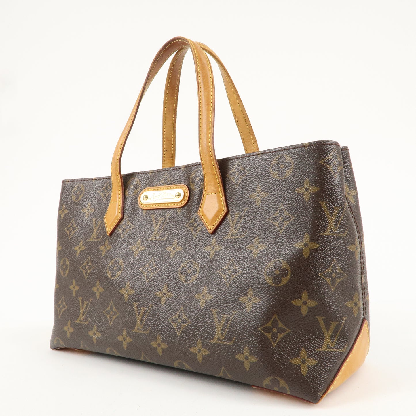 Louis Vuitton Monogram Wilshire PM Hand Bag Tote Bag M45643