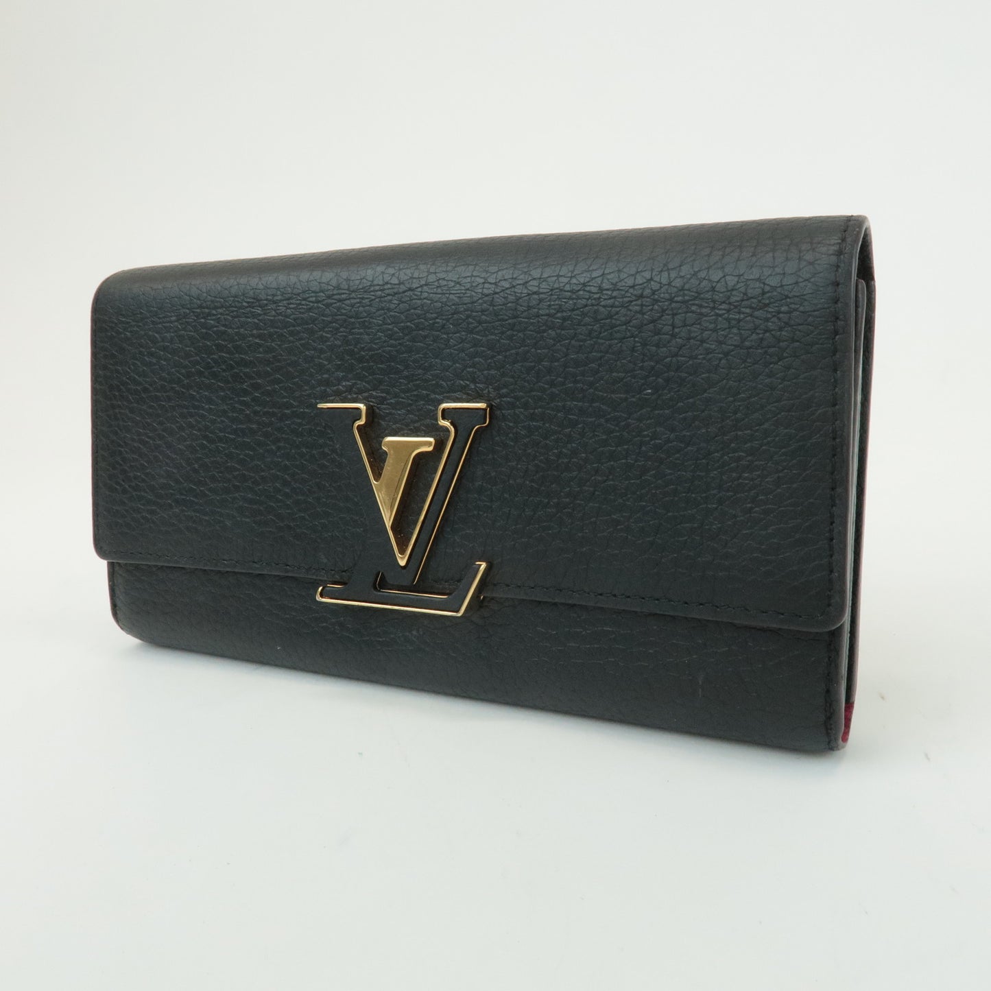 Louis Vuitton Portofoille Capucines Wallet Black Noir M61248