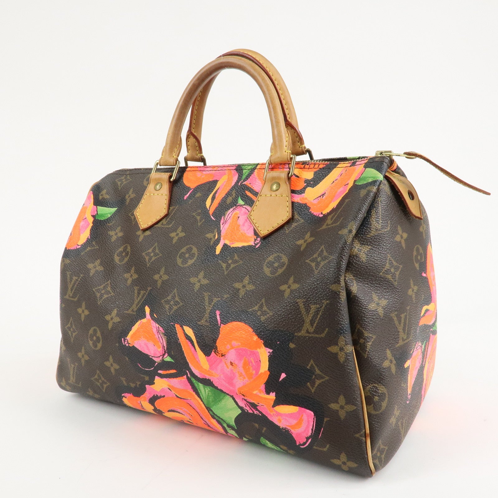 Louis Vuitton Monogram Rose Speedy 30 Hand Bag Boston Bag M48610