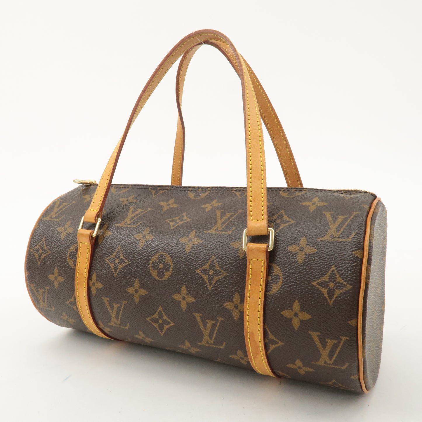 Louis Vuitton Monogram Papillon 26 Hand Bag Brown M51385