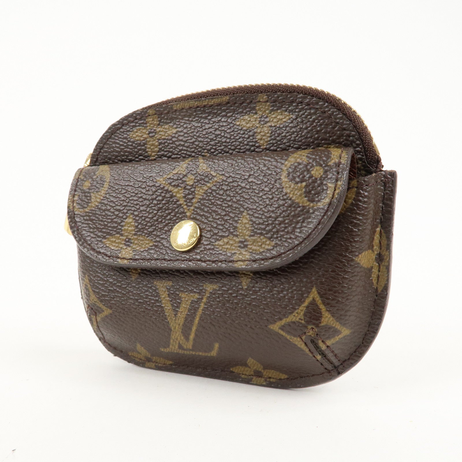 Louis Vuitton Monogram Porte Monnaie Shilling Coin Case M60025