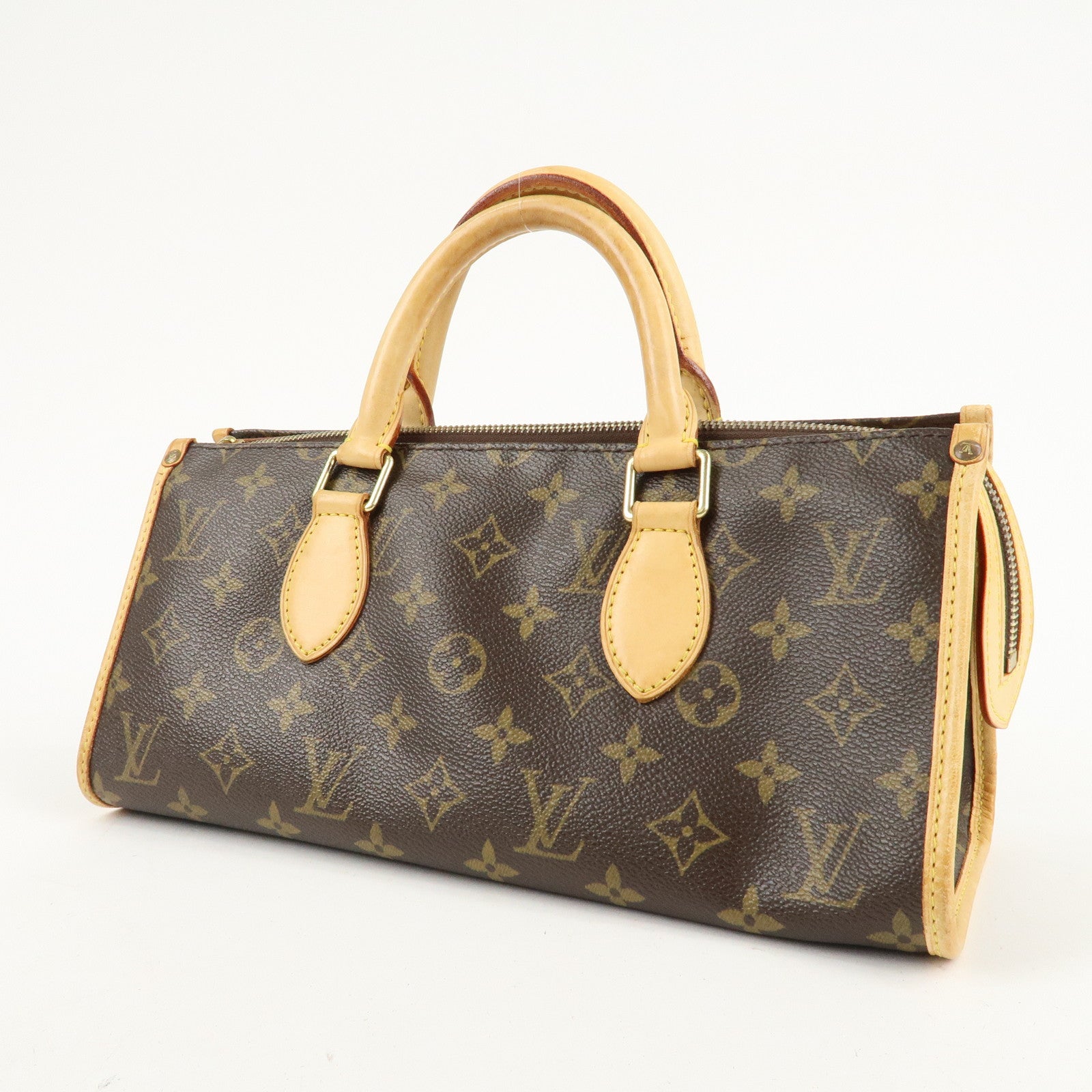 Louis Vuitton Monogram Popincourt Hand Bag Brown M40009