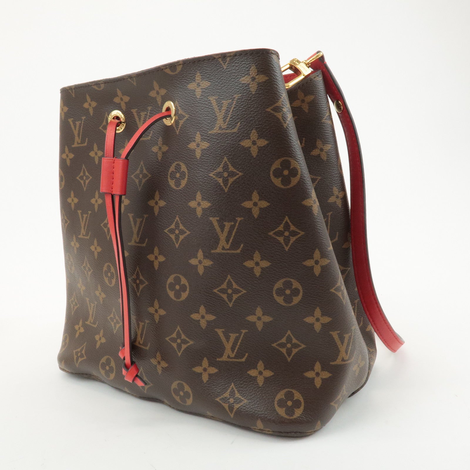 Louis Vuitton Monogram Neo Noe Shoulder Bag Brown M44021