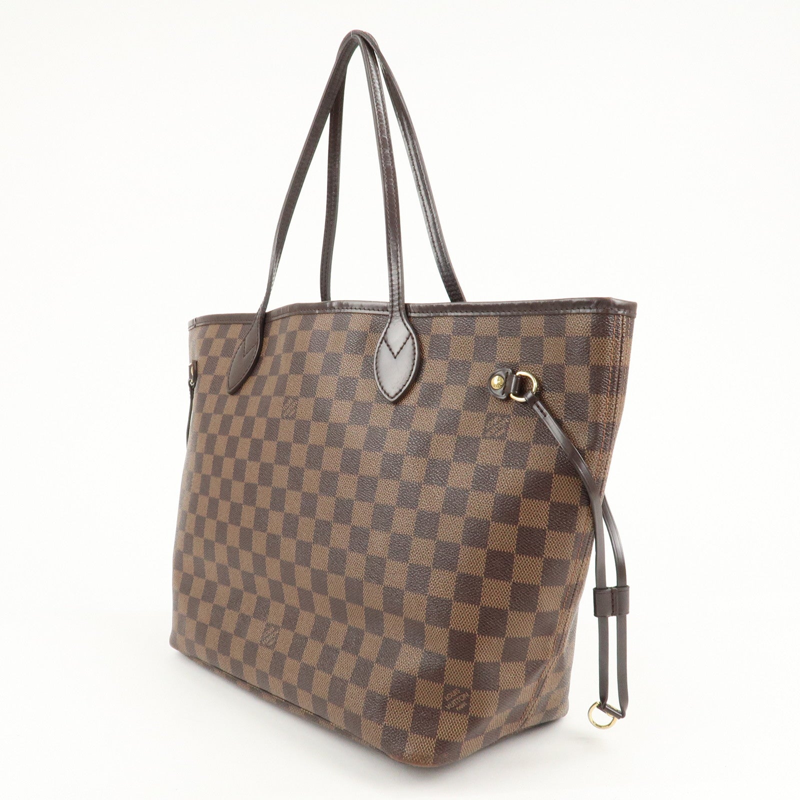 Louis Vuitton Damier Ebene Neverfull MM Tote Bag N41358