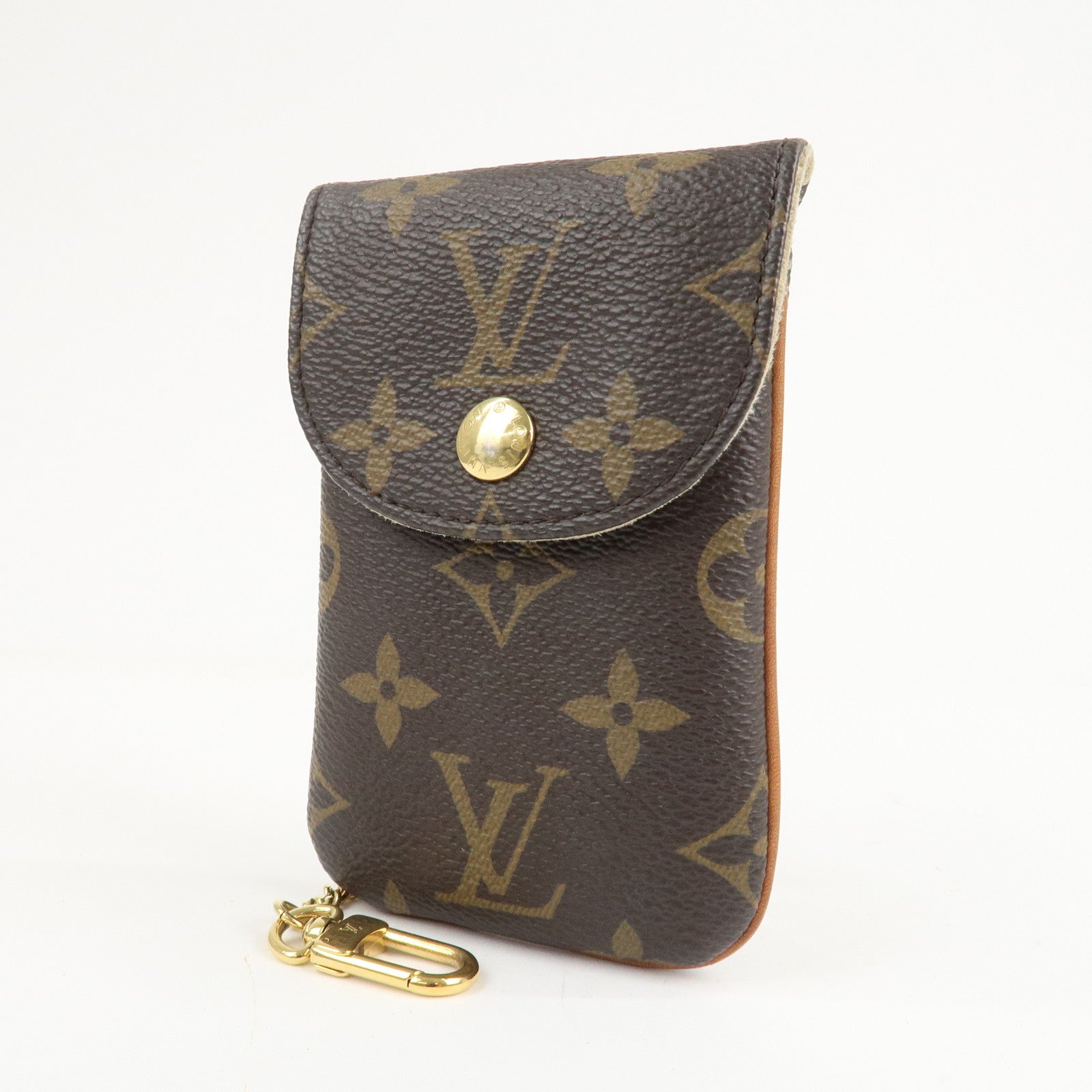 Louis Vuitton Monogram Etui Telefonne MM Brown M66546