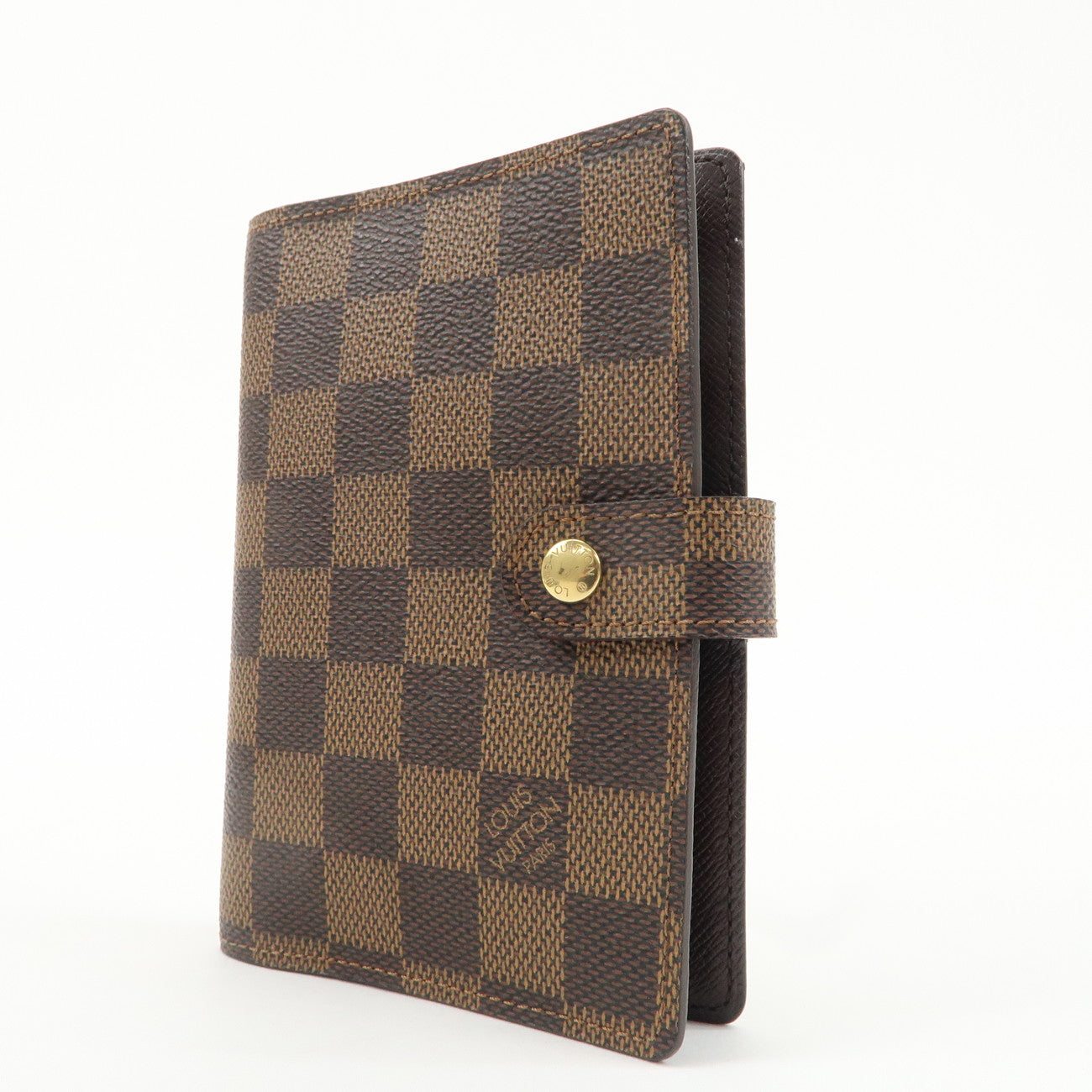 Louis Vuitton Damier Agenda PM Planner Cover Brown R20700