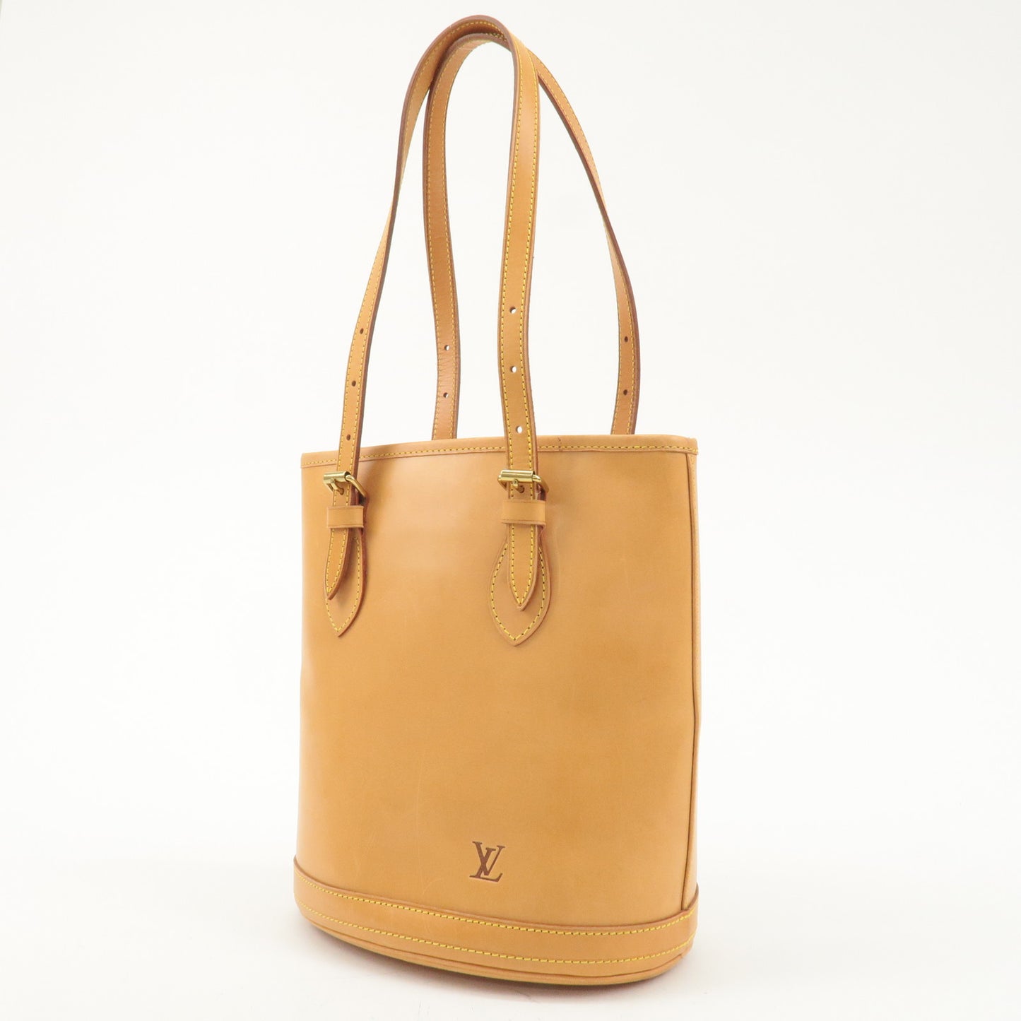 Louis Vuitton Nomad Bucket PM Hand Bag Tote Bag Natural M85001