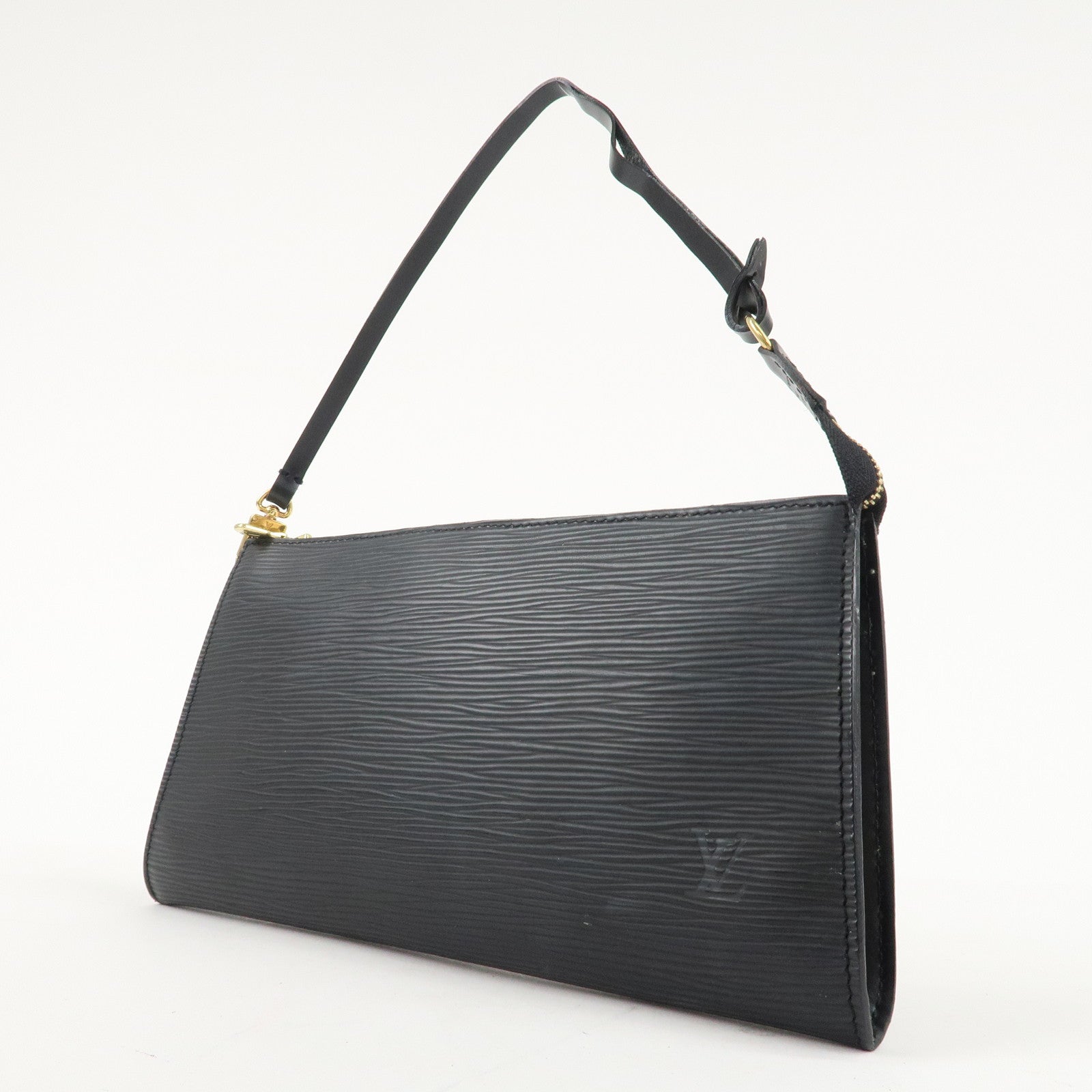 Louis Vuitton Epi Pochette Accessoires Pouch Noir Black M52942 Used