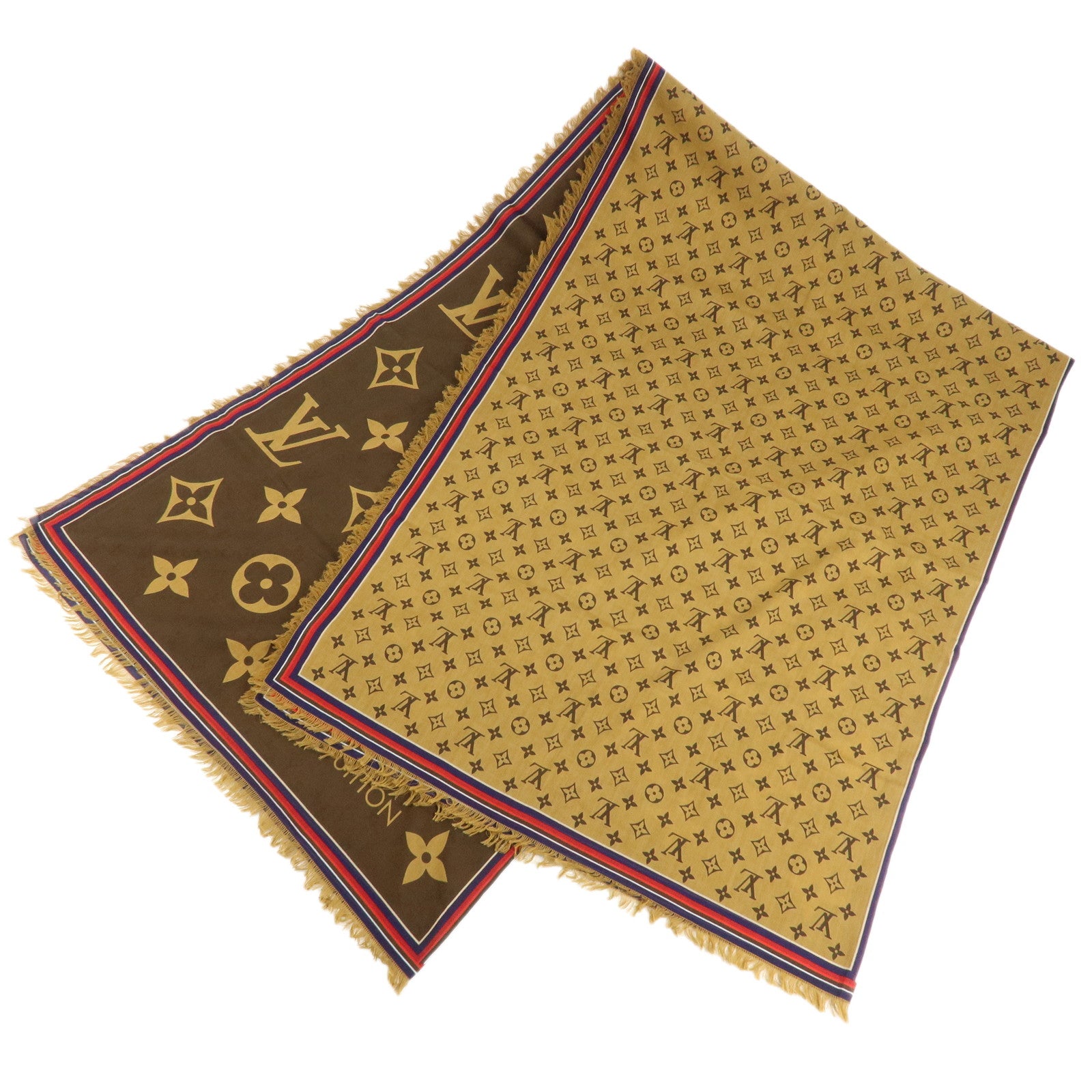 Louis Vuitton Monogram Etole Monogram Bliss Scarf M76366 Used