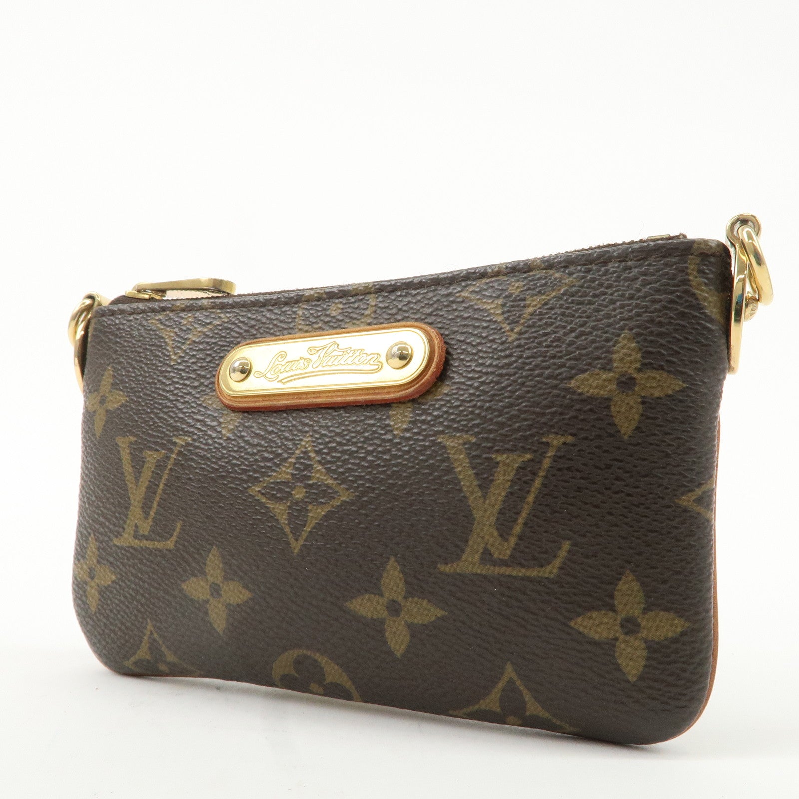 Louis Vuitton Monogram Pochette Milla PM Mini Pouch M60095 Used