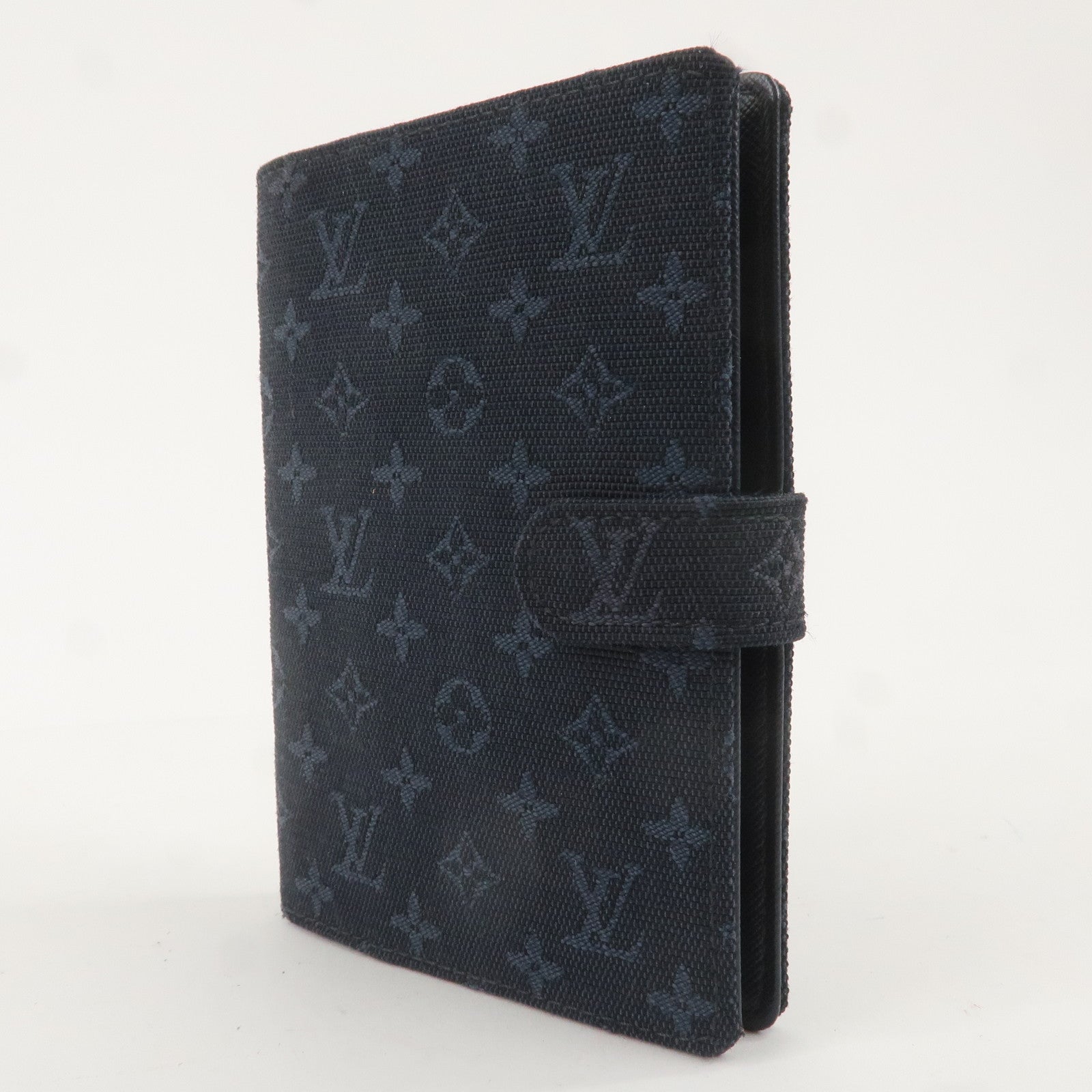 Louis Vuitton Monogram Mini Agenda PM Planner Cover Blue R20913