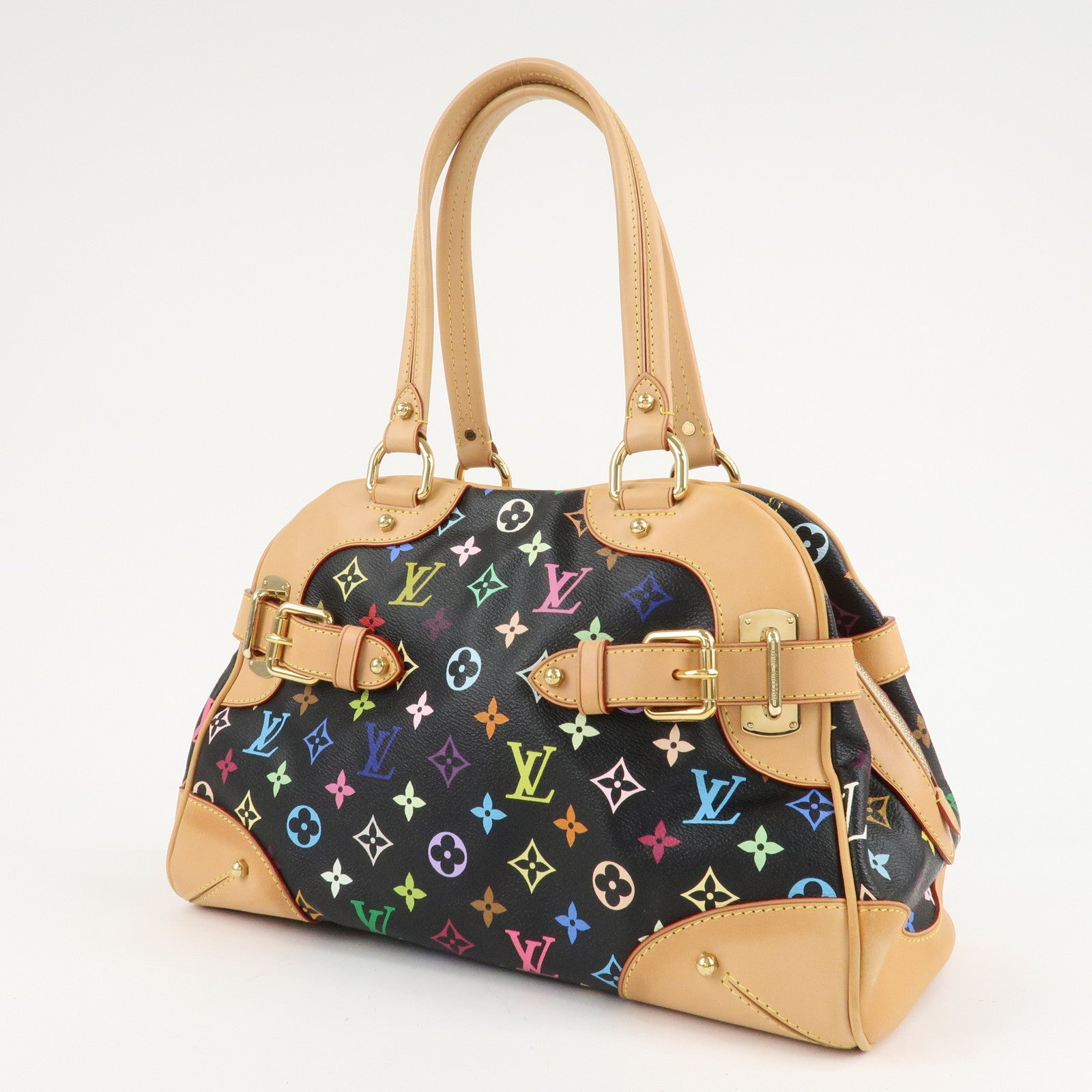 Louis Vuitton Monogram Multi Color Claudia Hand Bag M40194