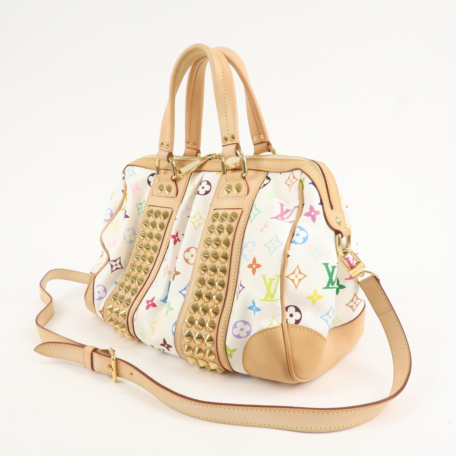 Louis Vuitton Monogram Multicolor Courtney MM Hand Bag M45641 Used