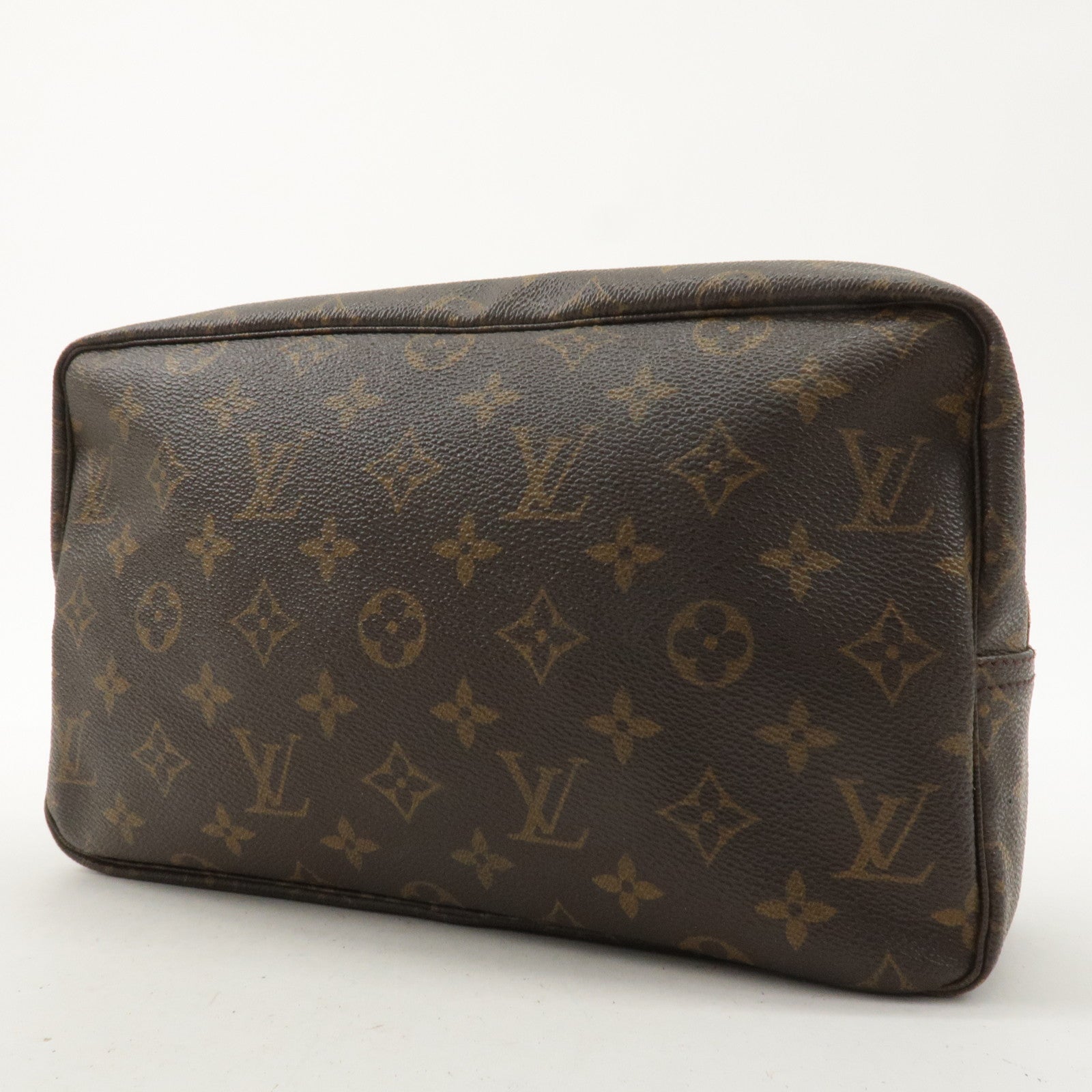 Louis Vuitton Monogram Trousse Toilette 28 Pouch Brown M47522