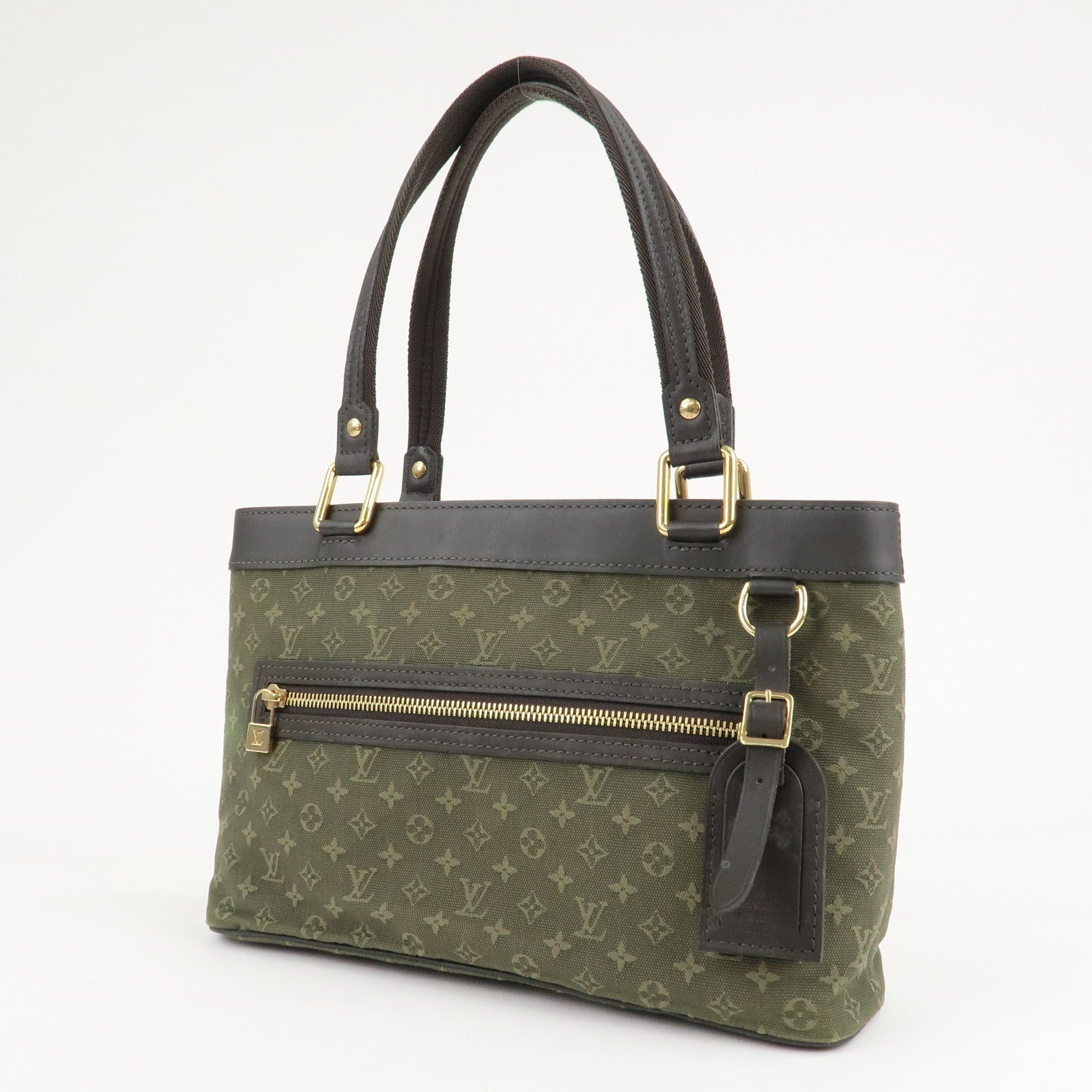 Louis Vuitton Monogram Mini Lucille PM Hand Bag TST Khaki M92682