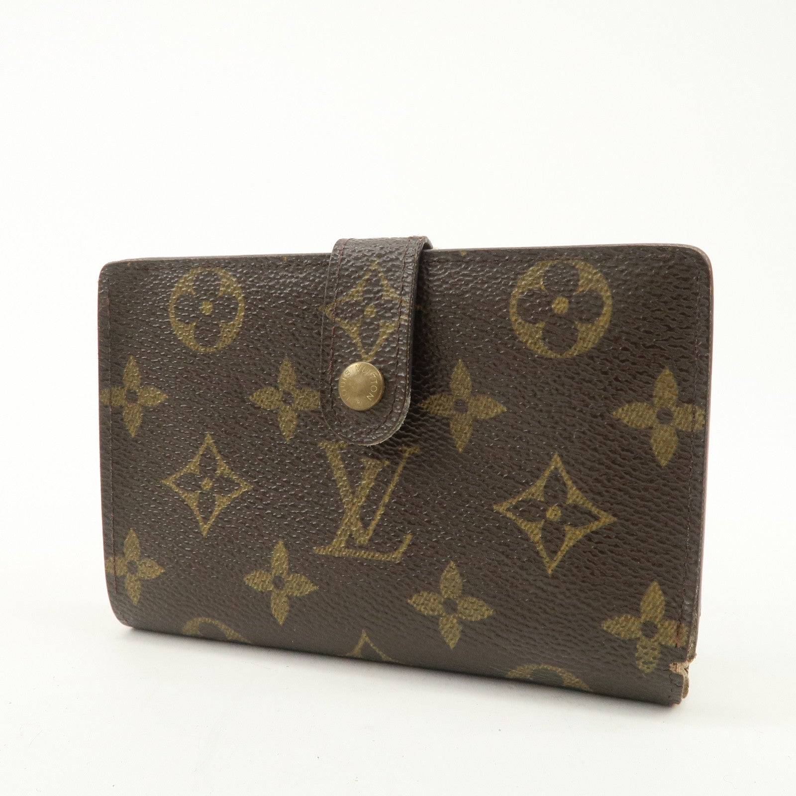 Louis Vuitton Monogram Set of 2 Bi-fold Wallet Brown M61663 Used