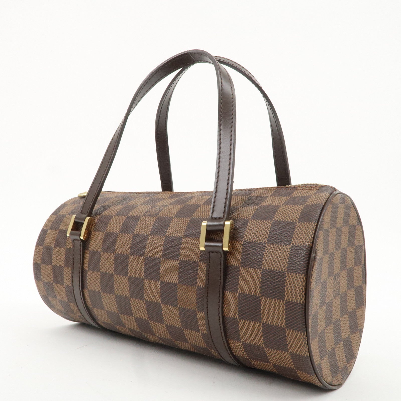 Louis Vuitton Damier Ebene Papillon 26 Hand Bag Brown N51304