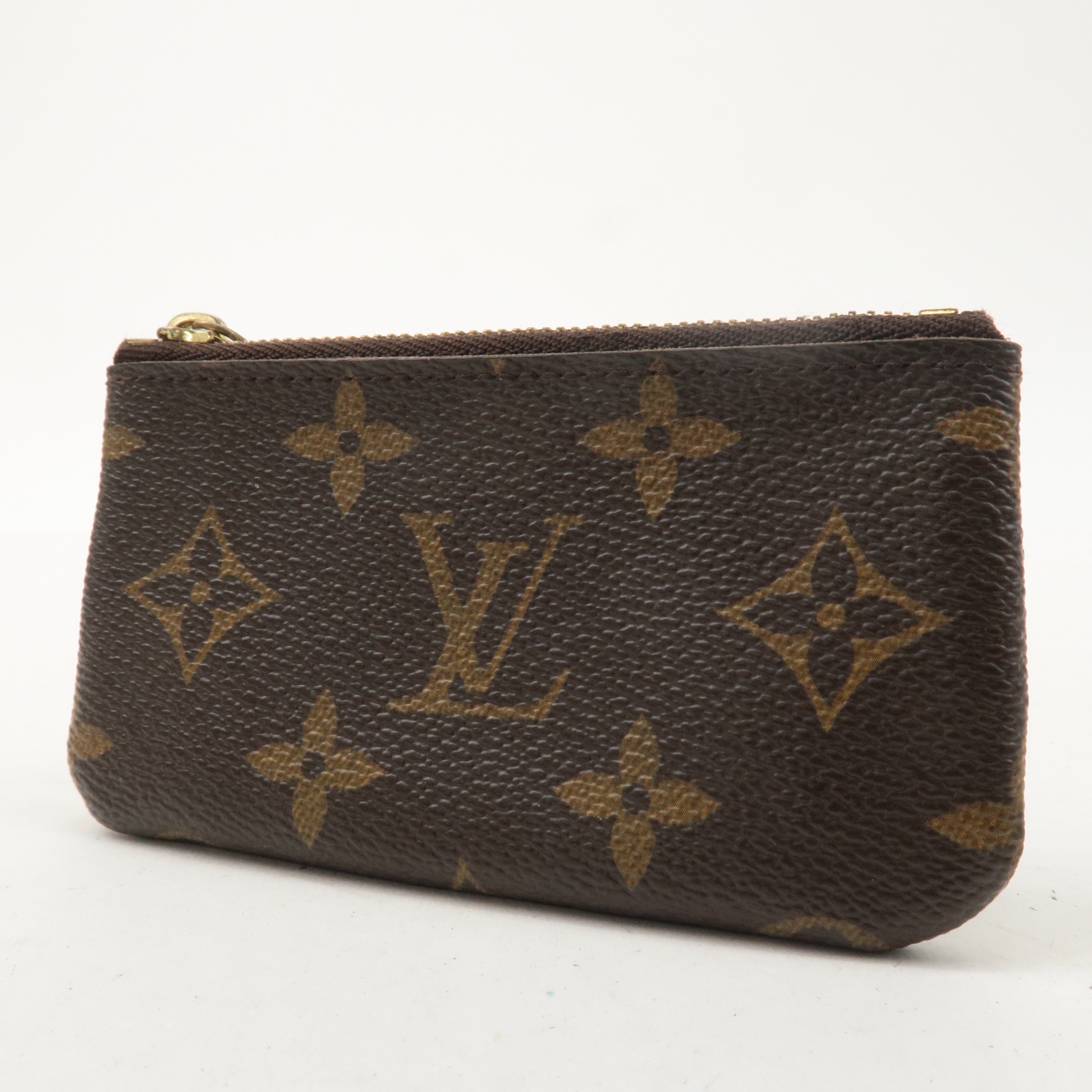 Louis Vuitton Monogram Pochette Cles Coin Case Key Case  M62650