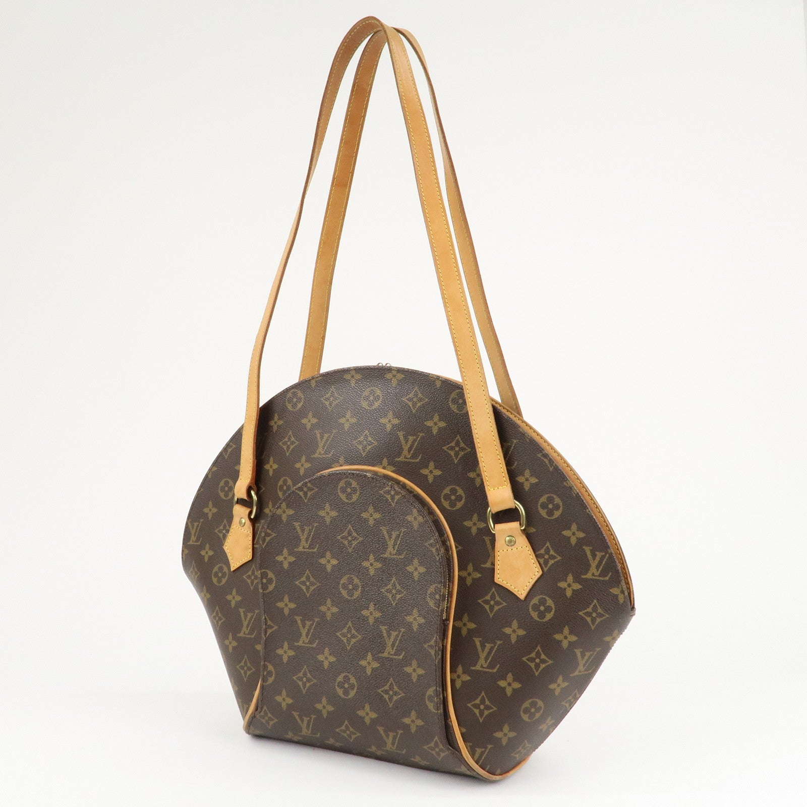 Louis Vuitton Monogram Ellipse Shopping Shoulder Bag Brown M51128