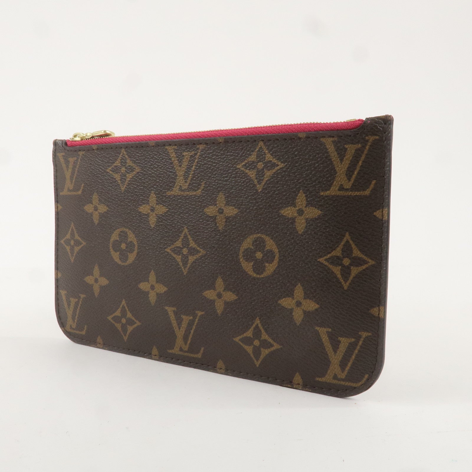 Louis Vuitton Monogram Pouch For Neverfull PM Brown