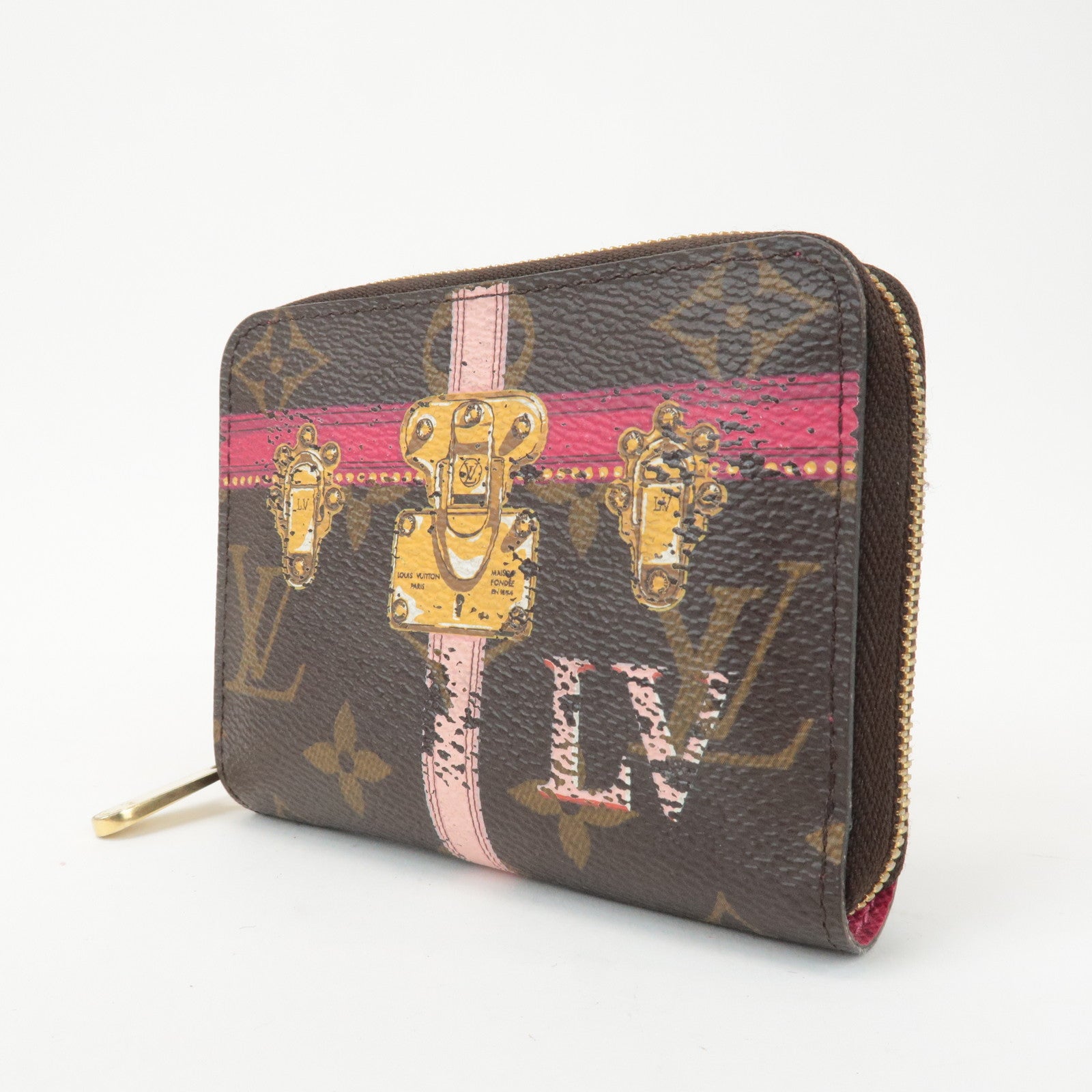 Louis Vuitton Monogram Zippy Coin Purse Summer Trunk Collection